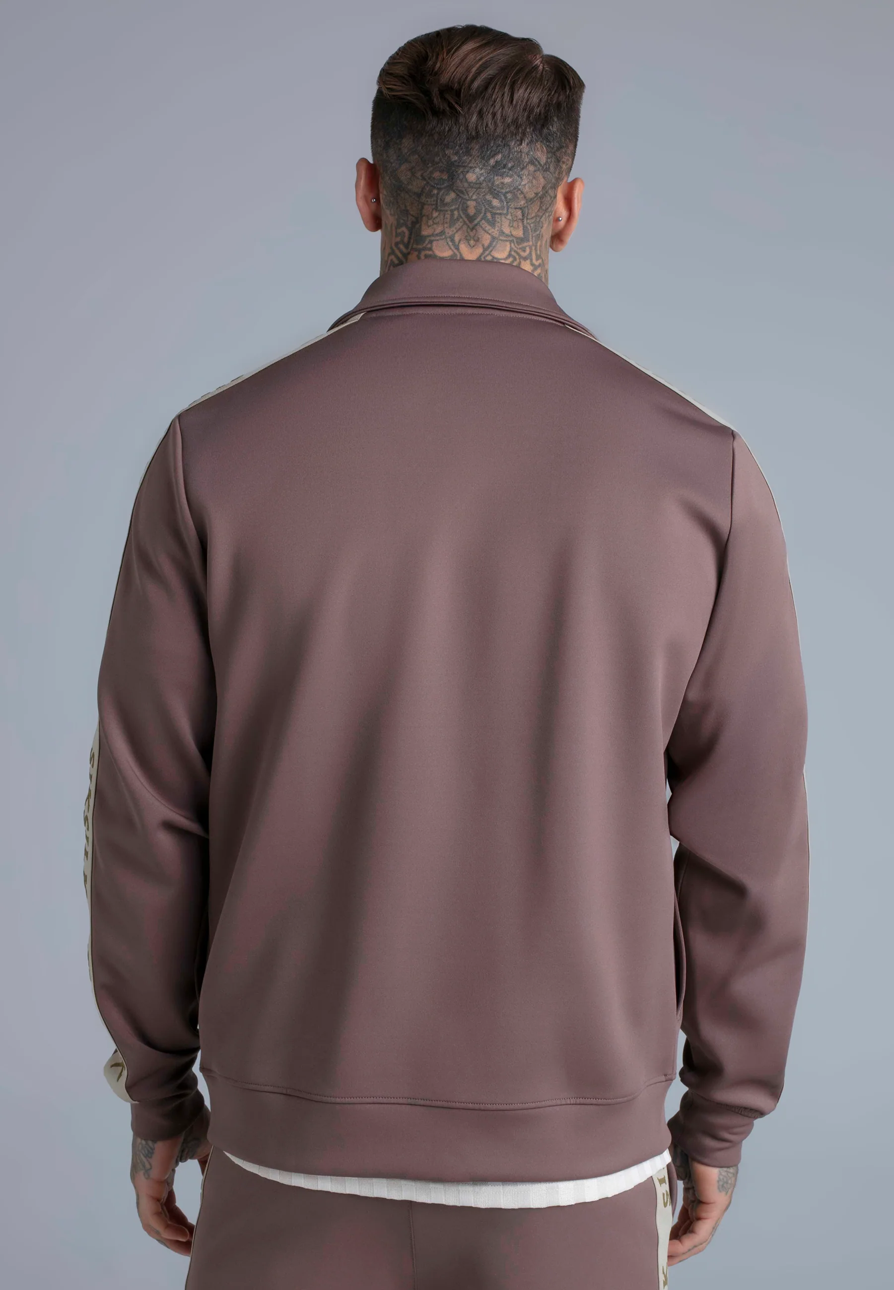 Brown Track Top and Jogger Set - Image 5