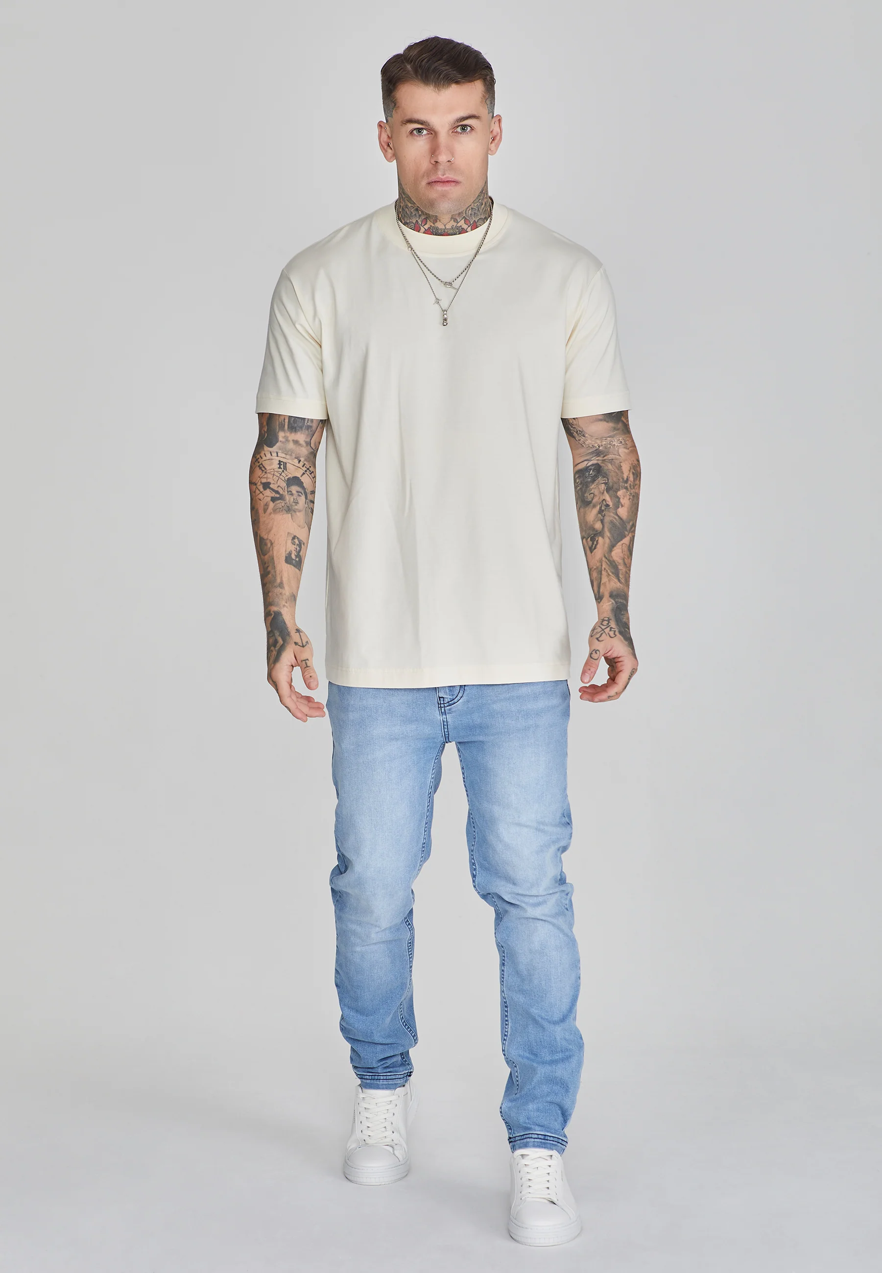 Light Blue Drop Crotch Jeans - Image 3