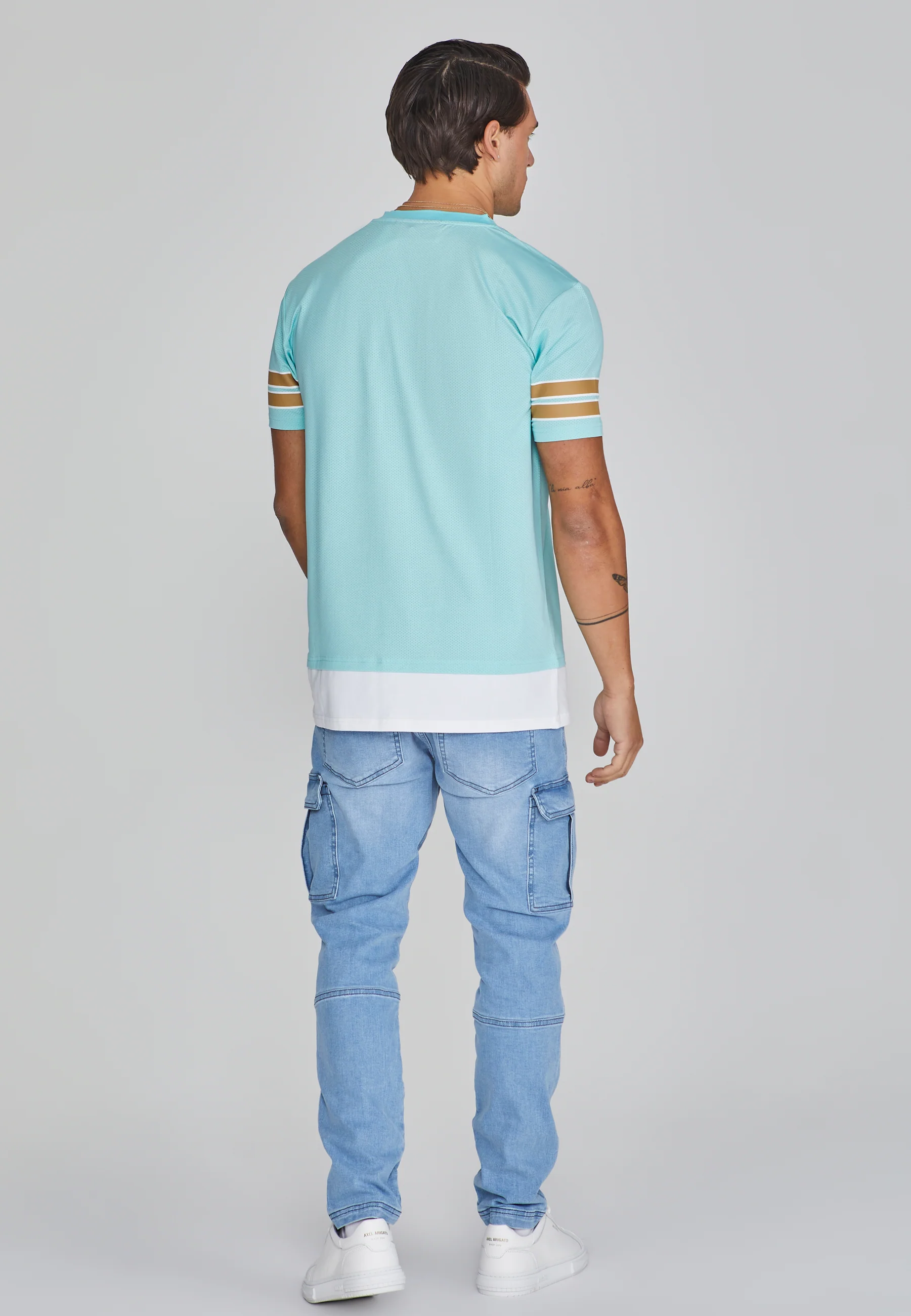 Mid Blue Cargo Jeans - Image 5