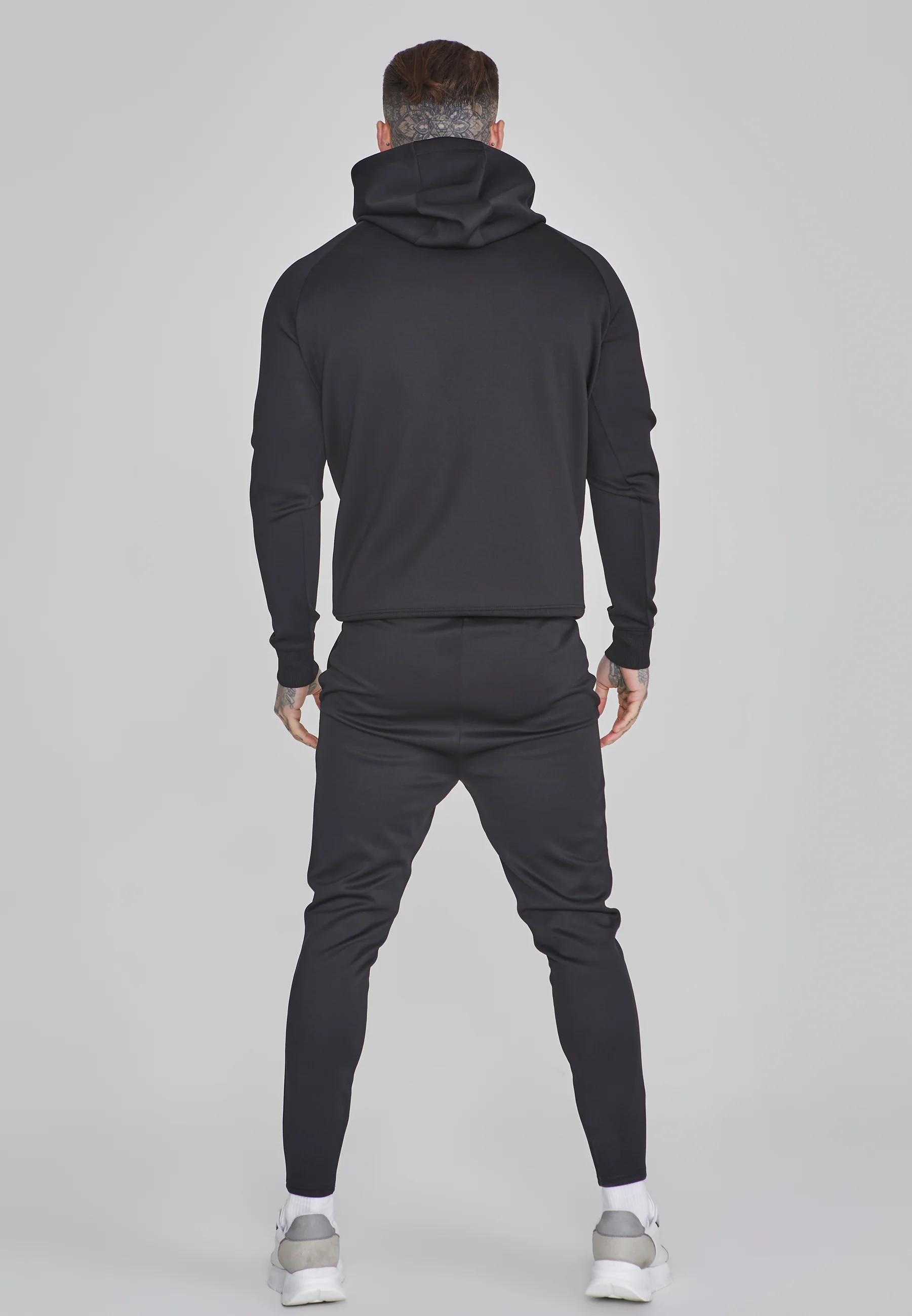 Black Muscle Fit Hoodie - Image 5