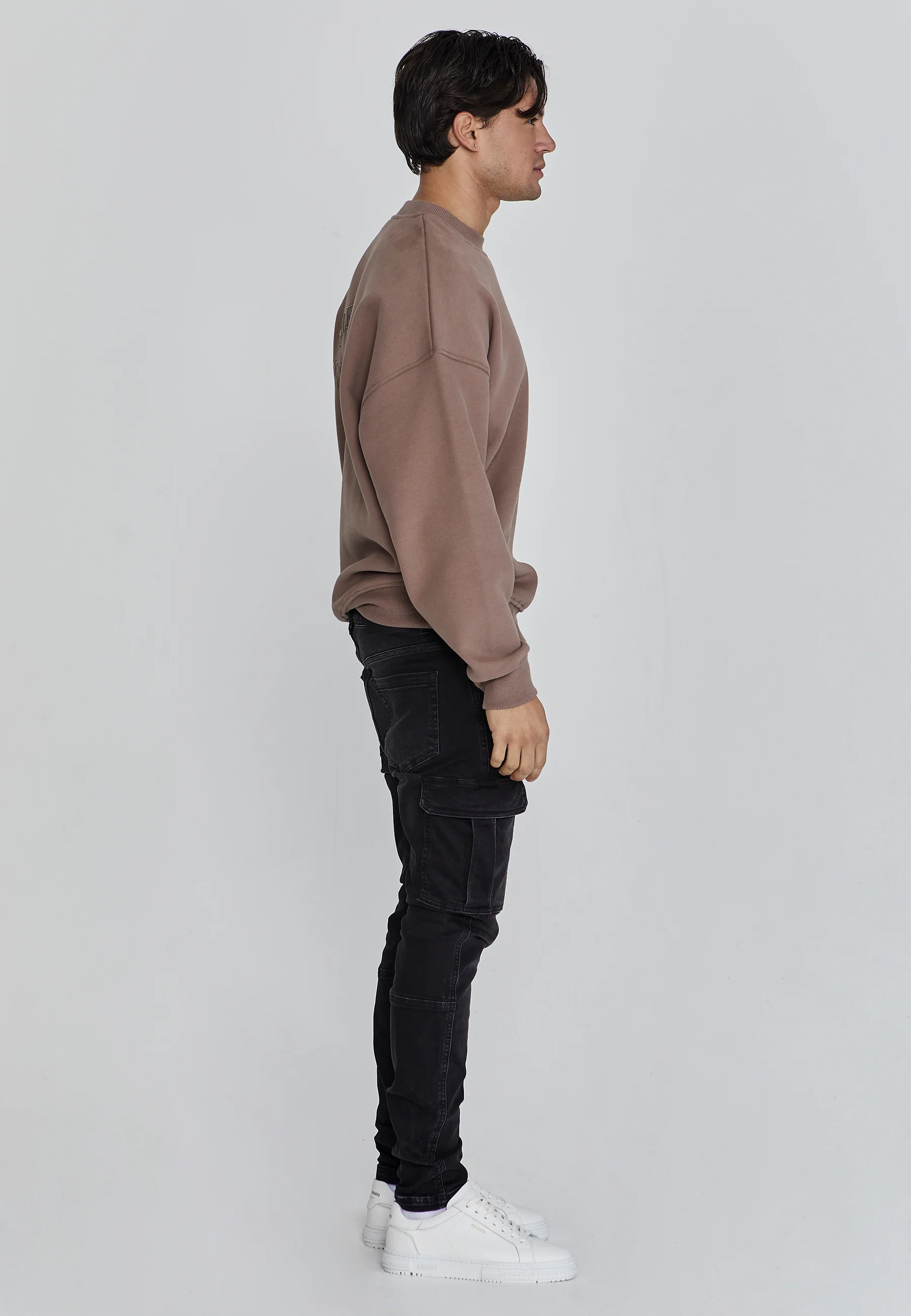 Brown Graphic Sweater - Image 4