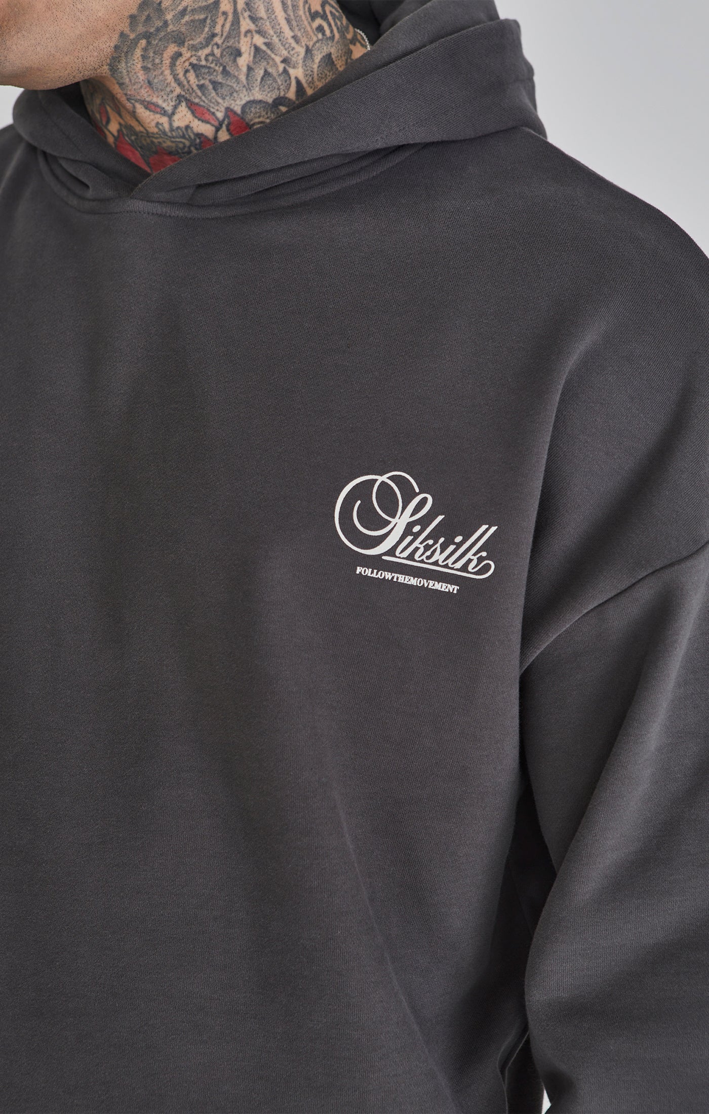 Grey Graphic Hoodie - Image 3