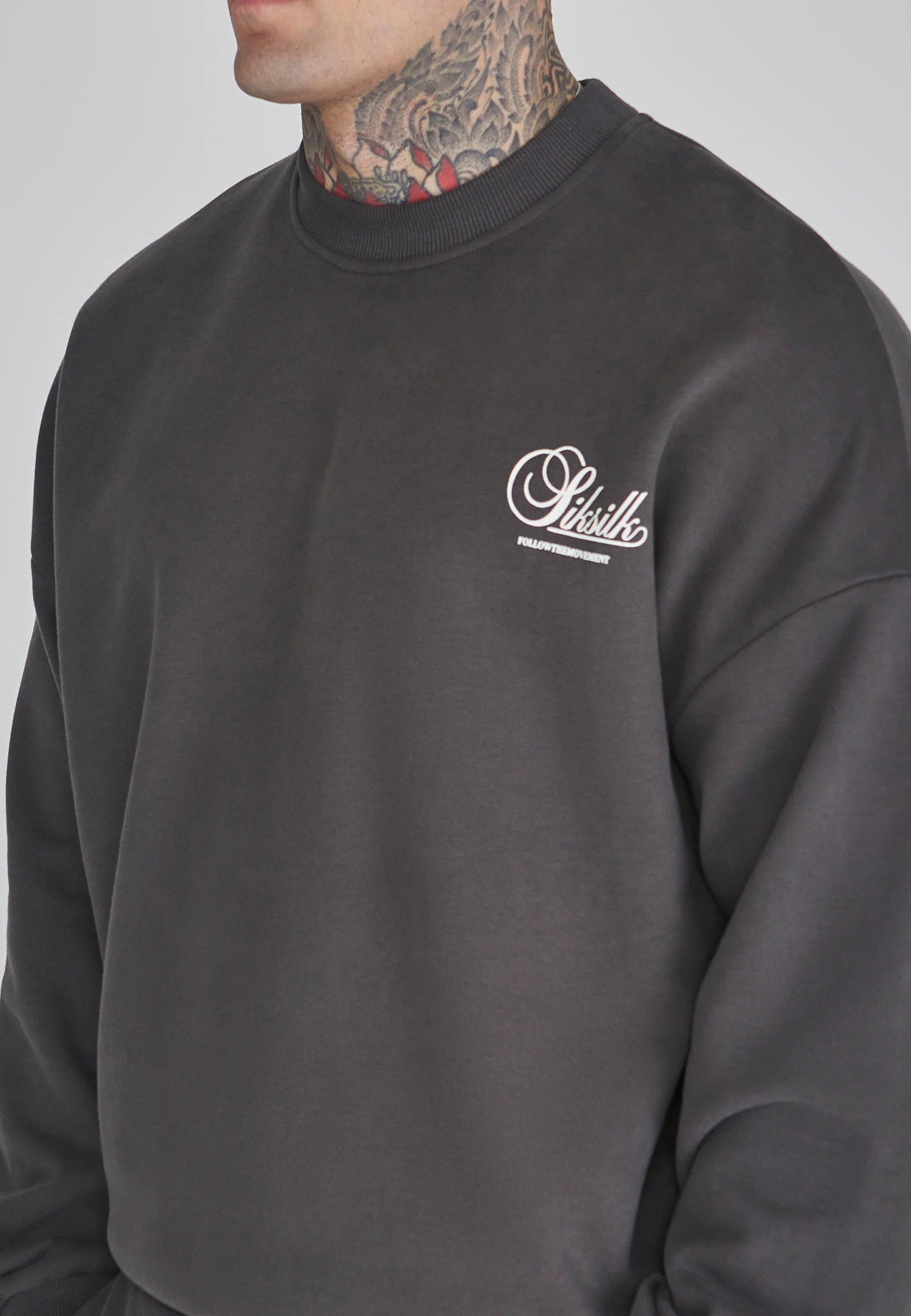 Grey Graphic Sweater - Image 3