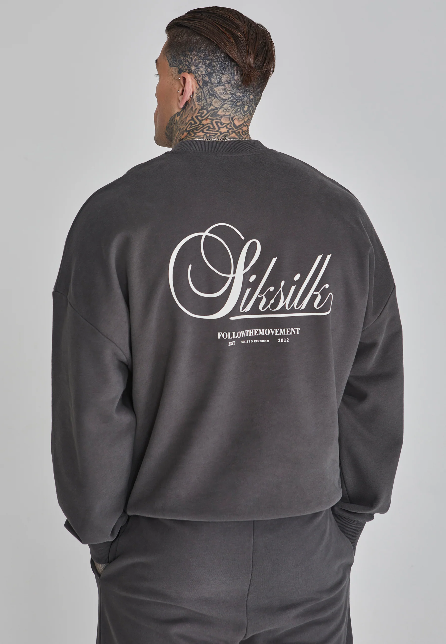Grey Graphic Sweater - Image 5