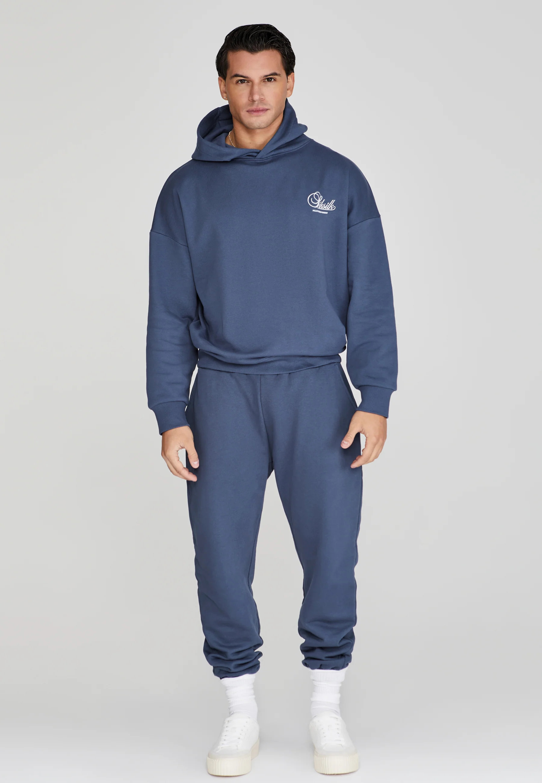 Navy Graphic Hoodie - Image 3