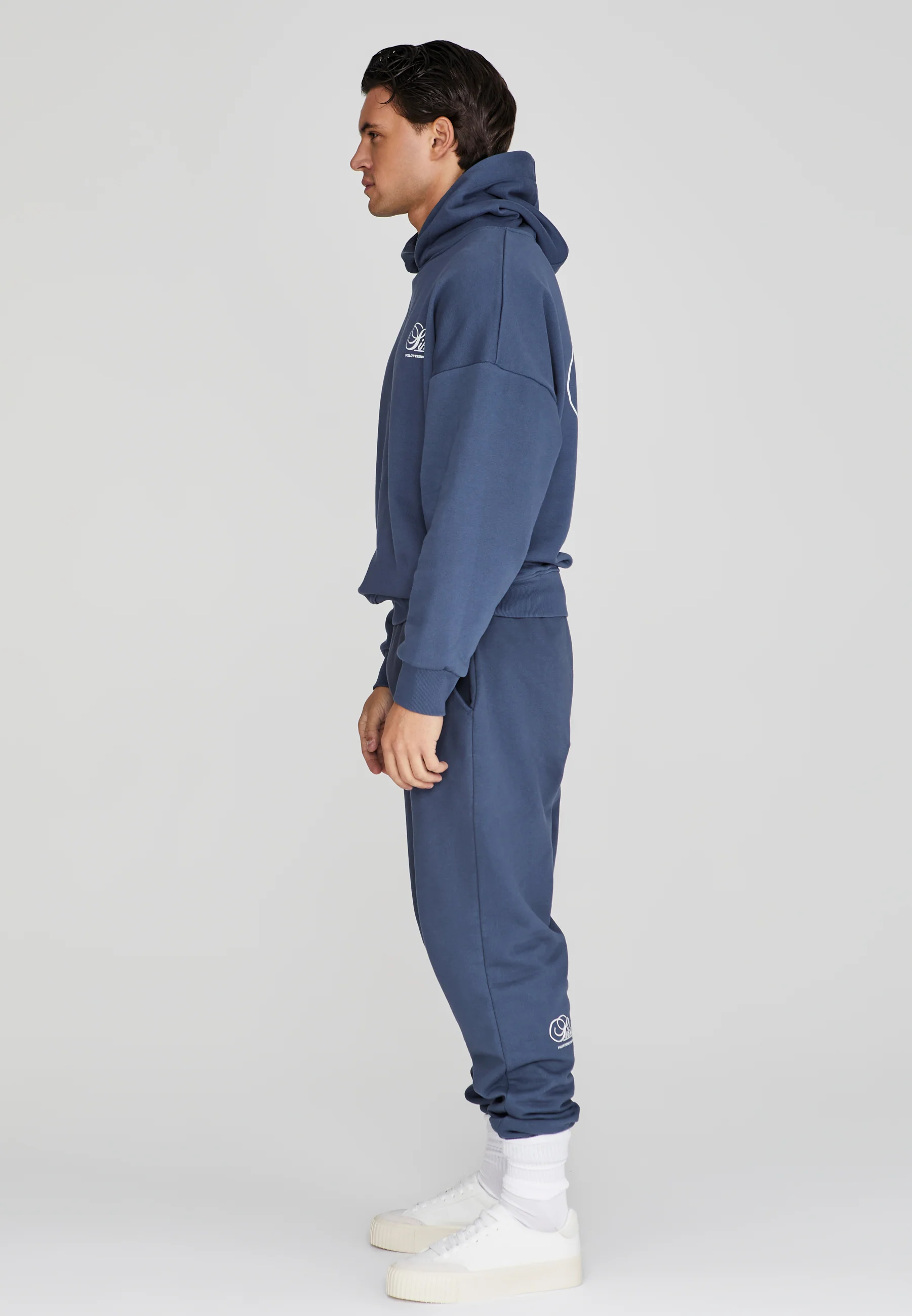 Navy Graphic Hoodie - Image 5