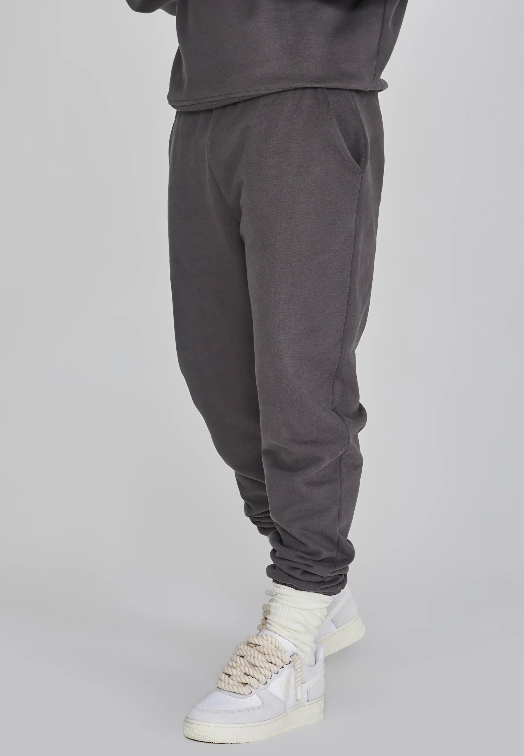 Grey Graphic Joggers - Image 4