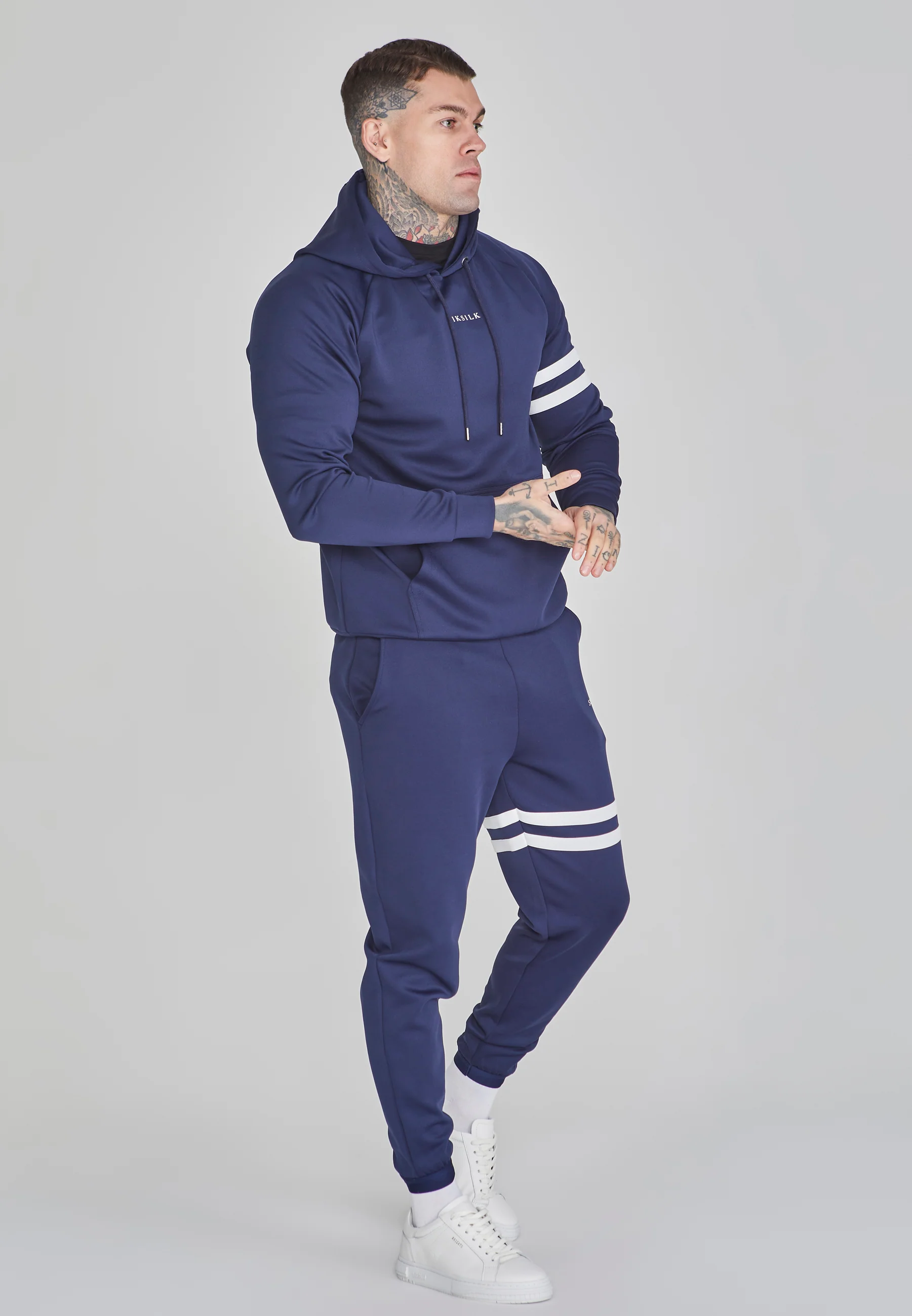 Navy Muscle Fit Joggers - Image 2