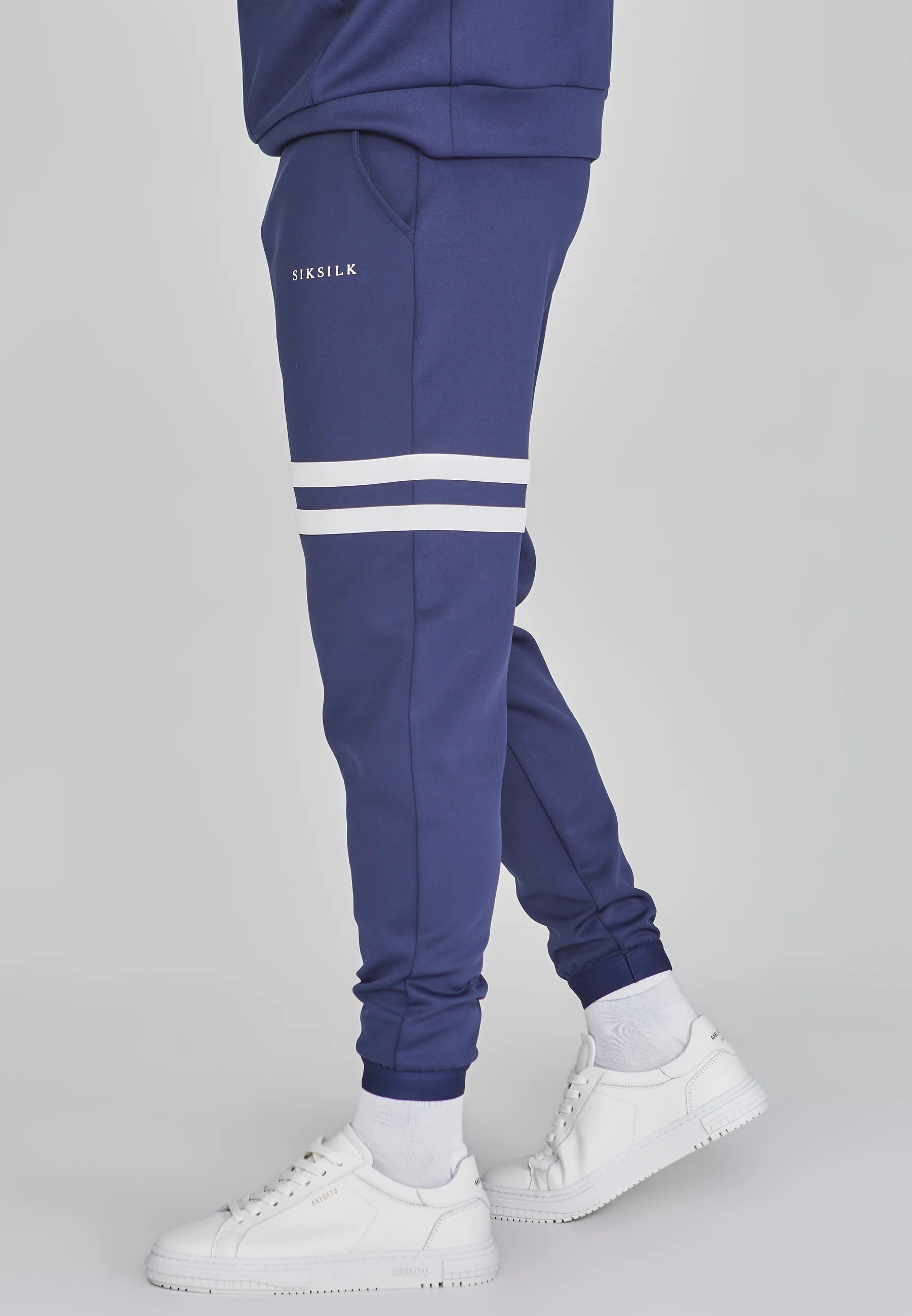 Navy Muscle Fit Joggers - Image 3