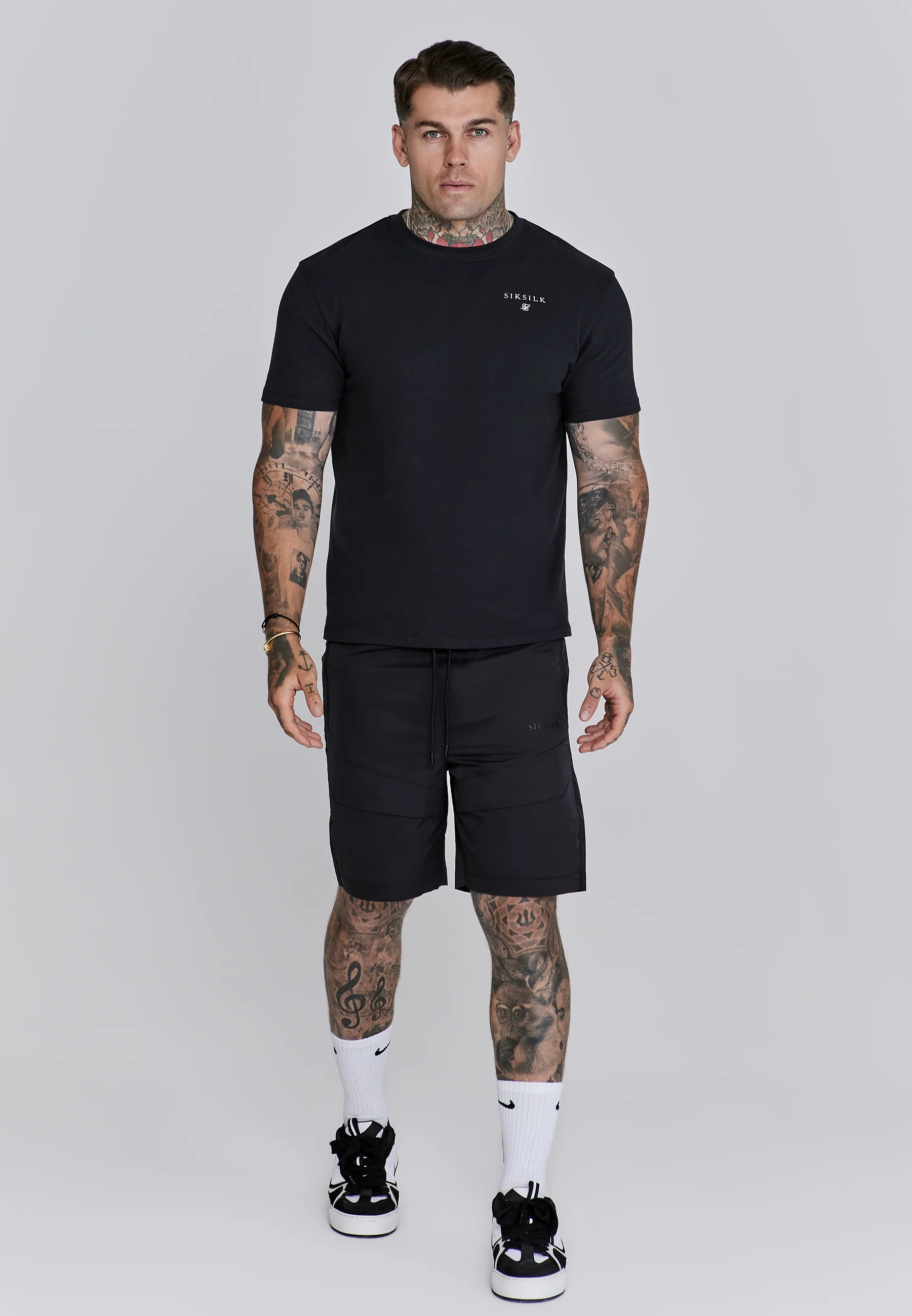 Black Cargo Shorts - Image 2