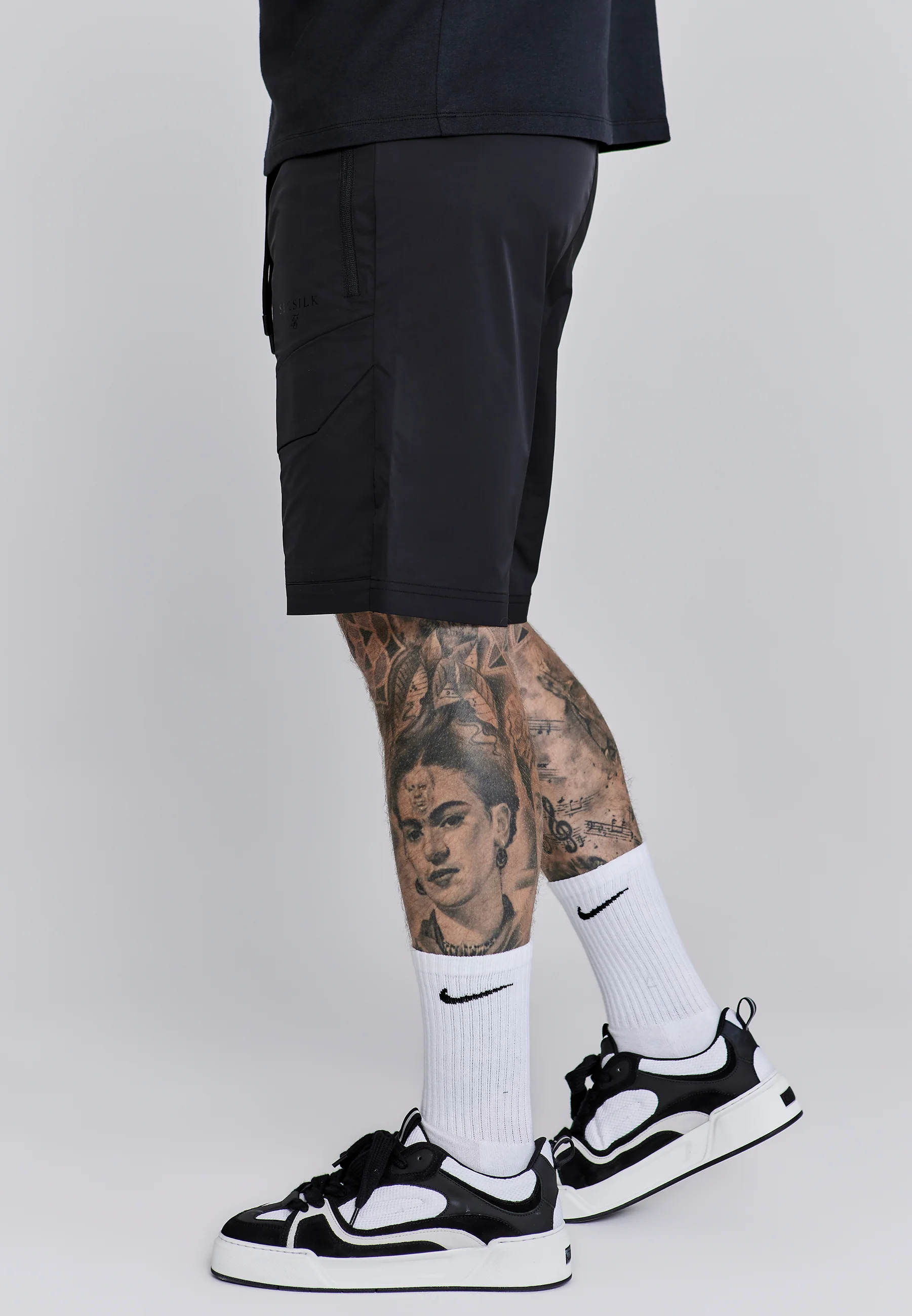 Black Cargo Shorts - Image 3