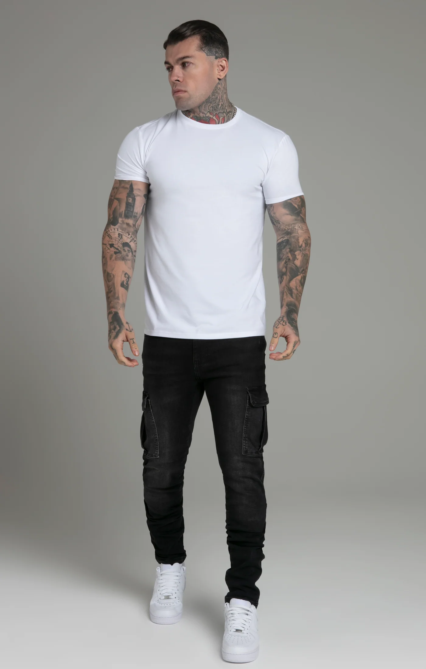 Grey White Pack of 2 T-Shirts - Image 2