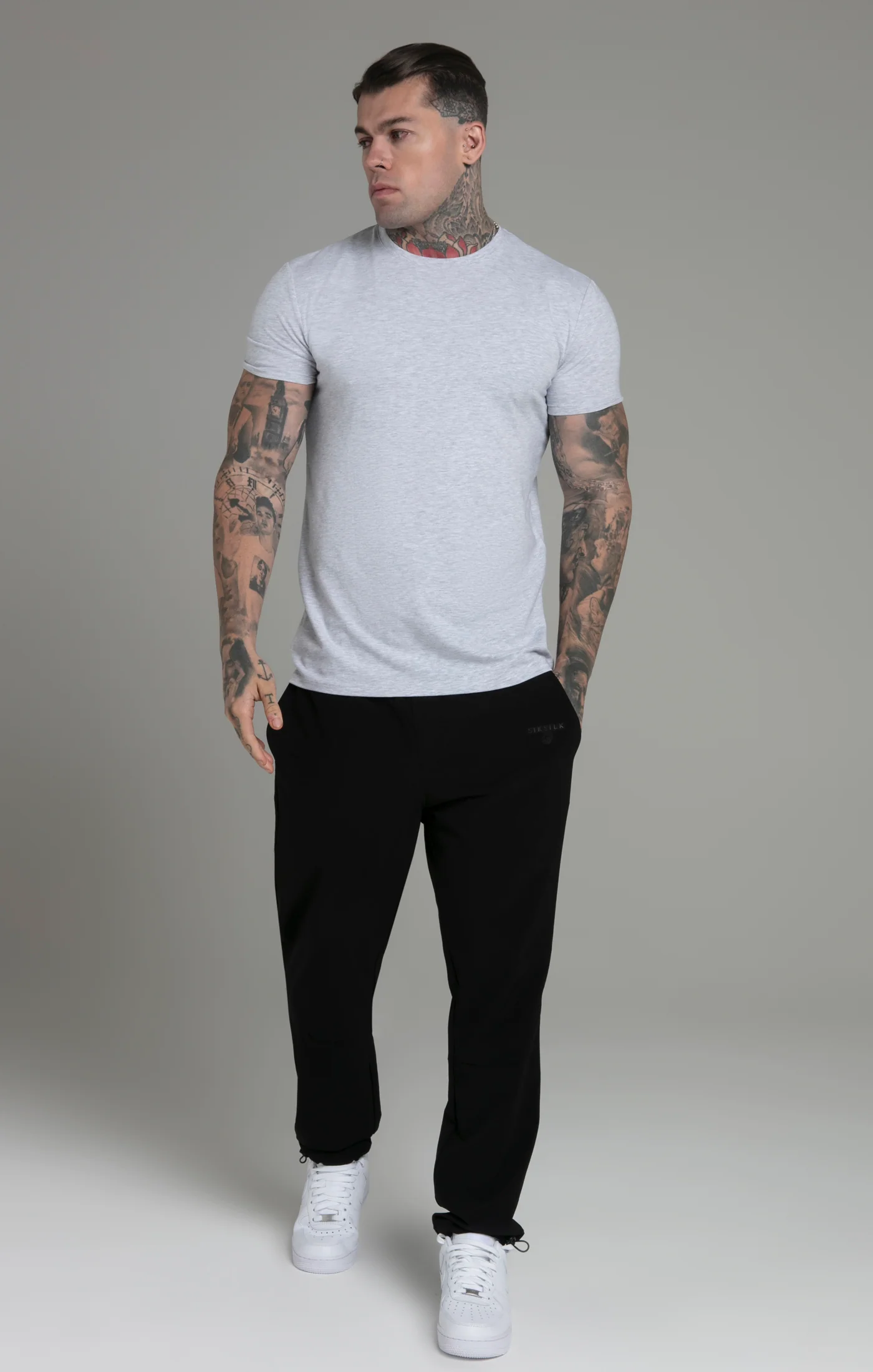 Grey White Pack of 2 T-Shirts - Image 3
