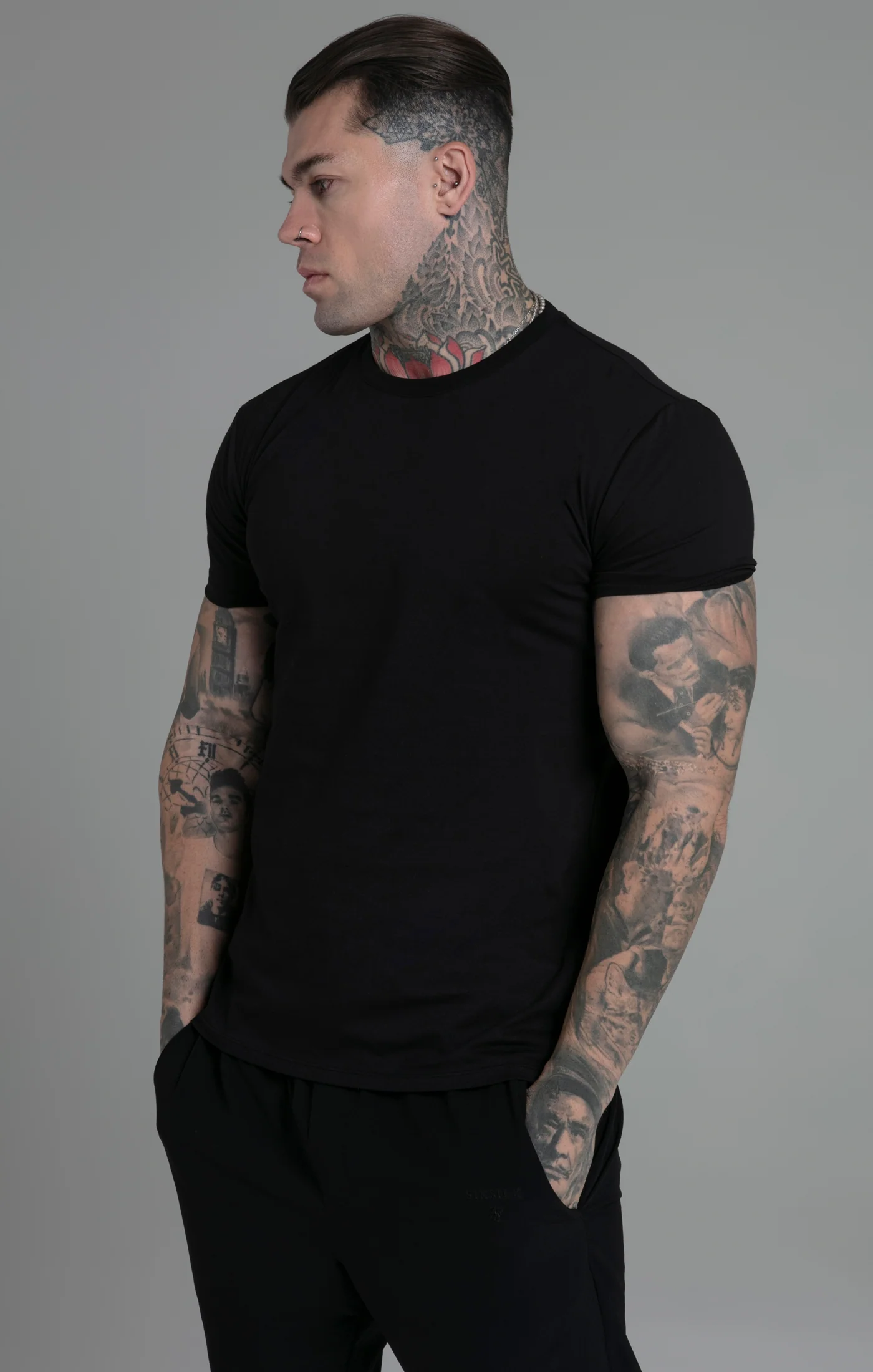 Black Pack of 3 T-Shirts - Image 2