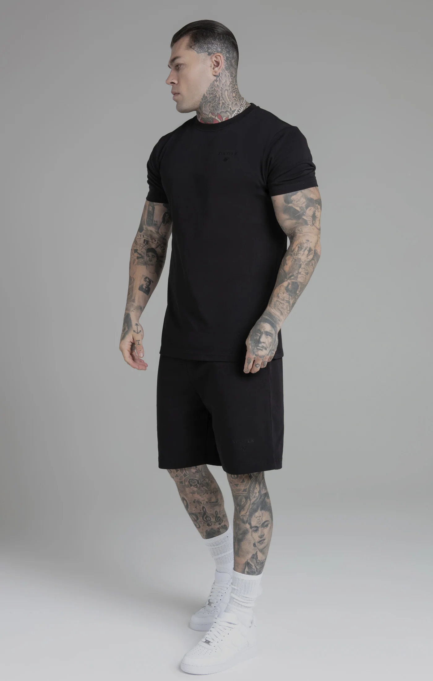 Black T-Shirt and Shorts Set - Image 4