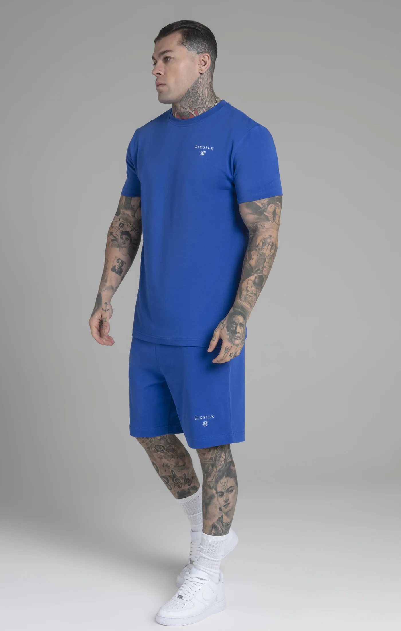 Blue T-Shirt and Shorts Set