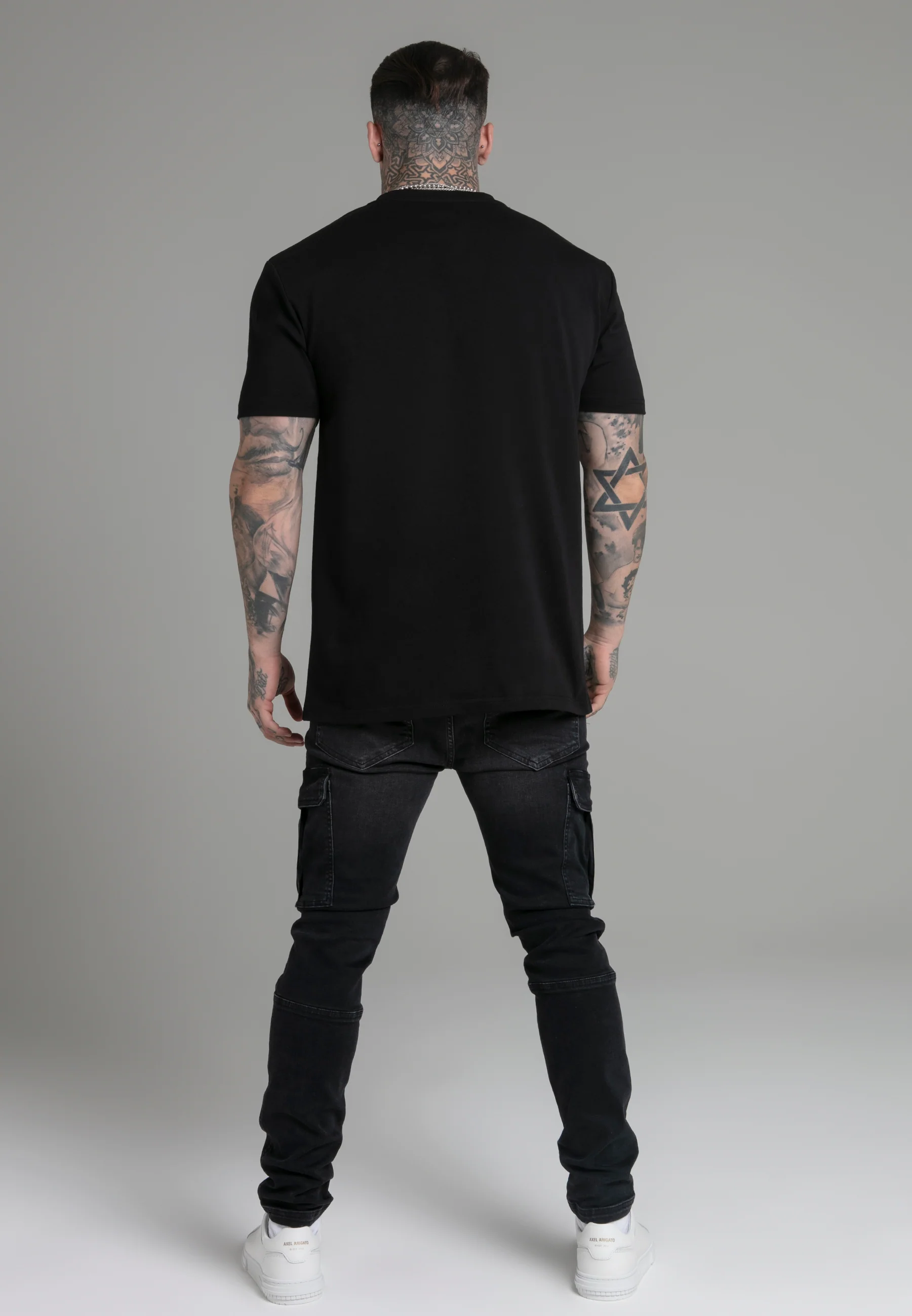 Black Relaxed Fit T-Shirt - Image 5