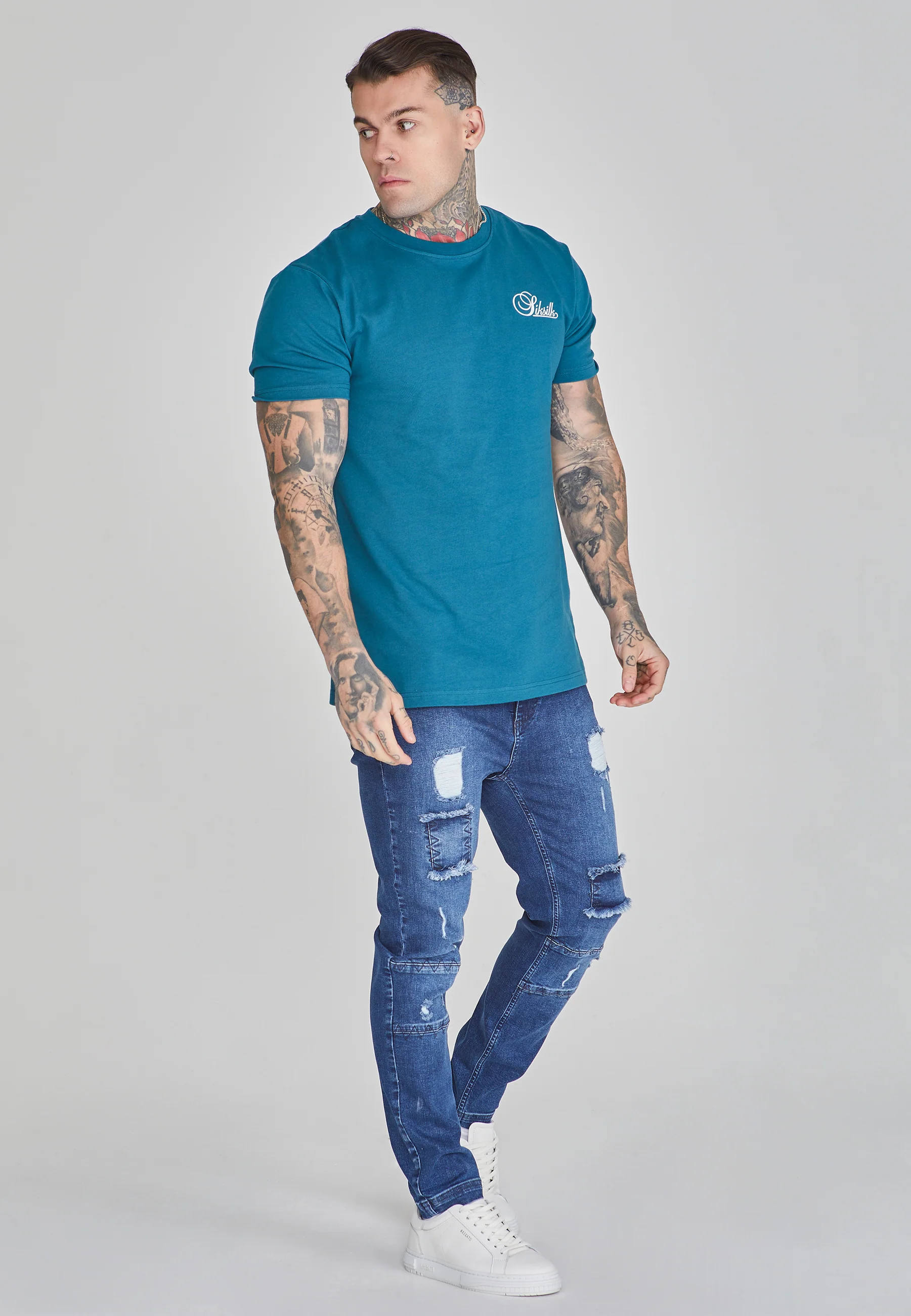 Blue Relaxed Fit T-Shirt - Image 4