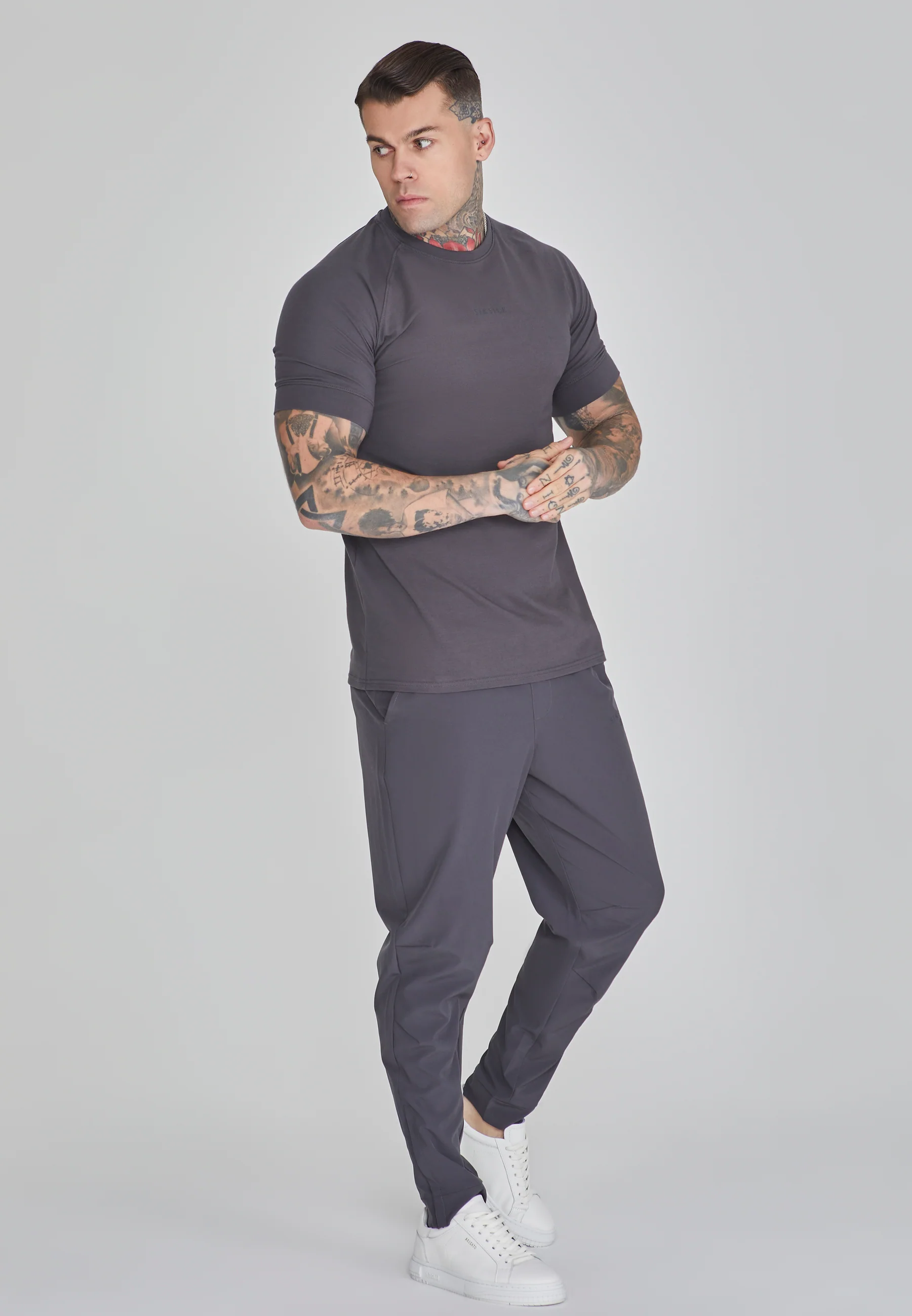 Dark Grey Smart T-Shirt - Image 4
