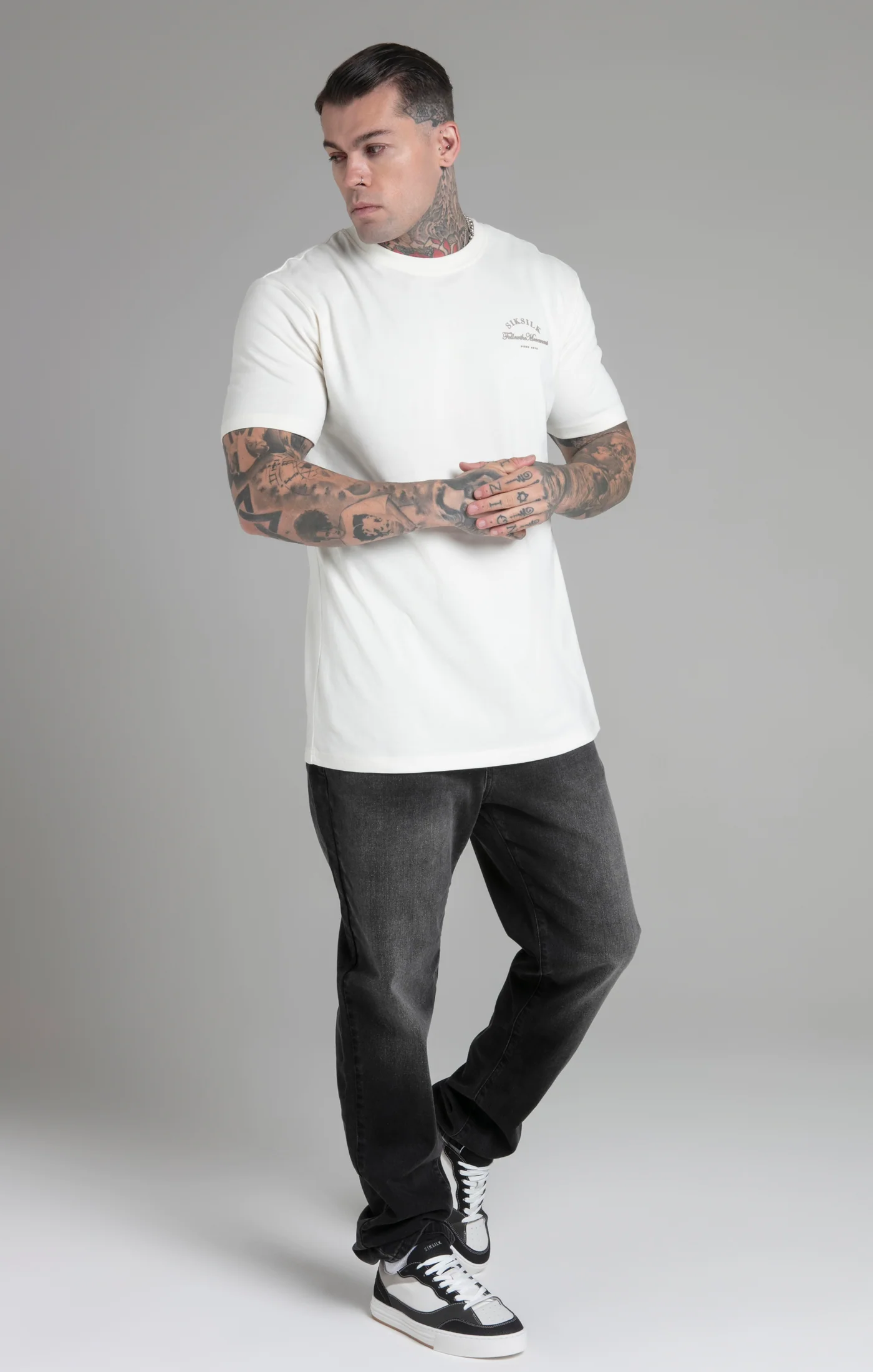 Ecru Relaxed Fit T-Shirt - Image 4