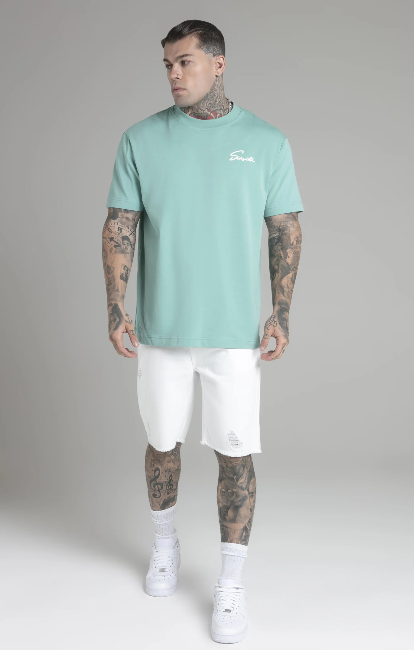 Green Script T-Shirt - Image 2