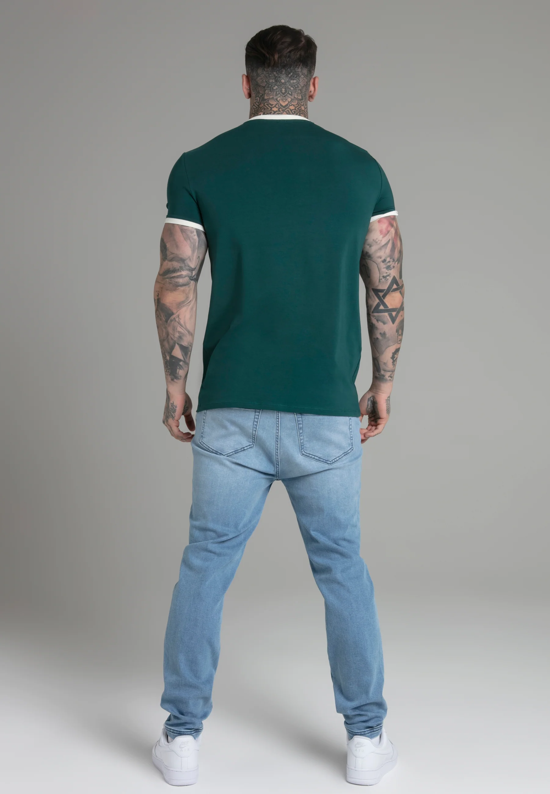 Green Ringer T-Shirt - Image 5