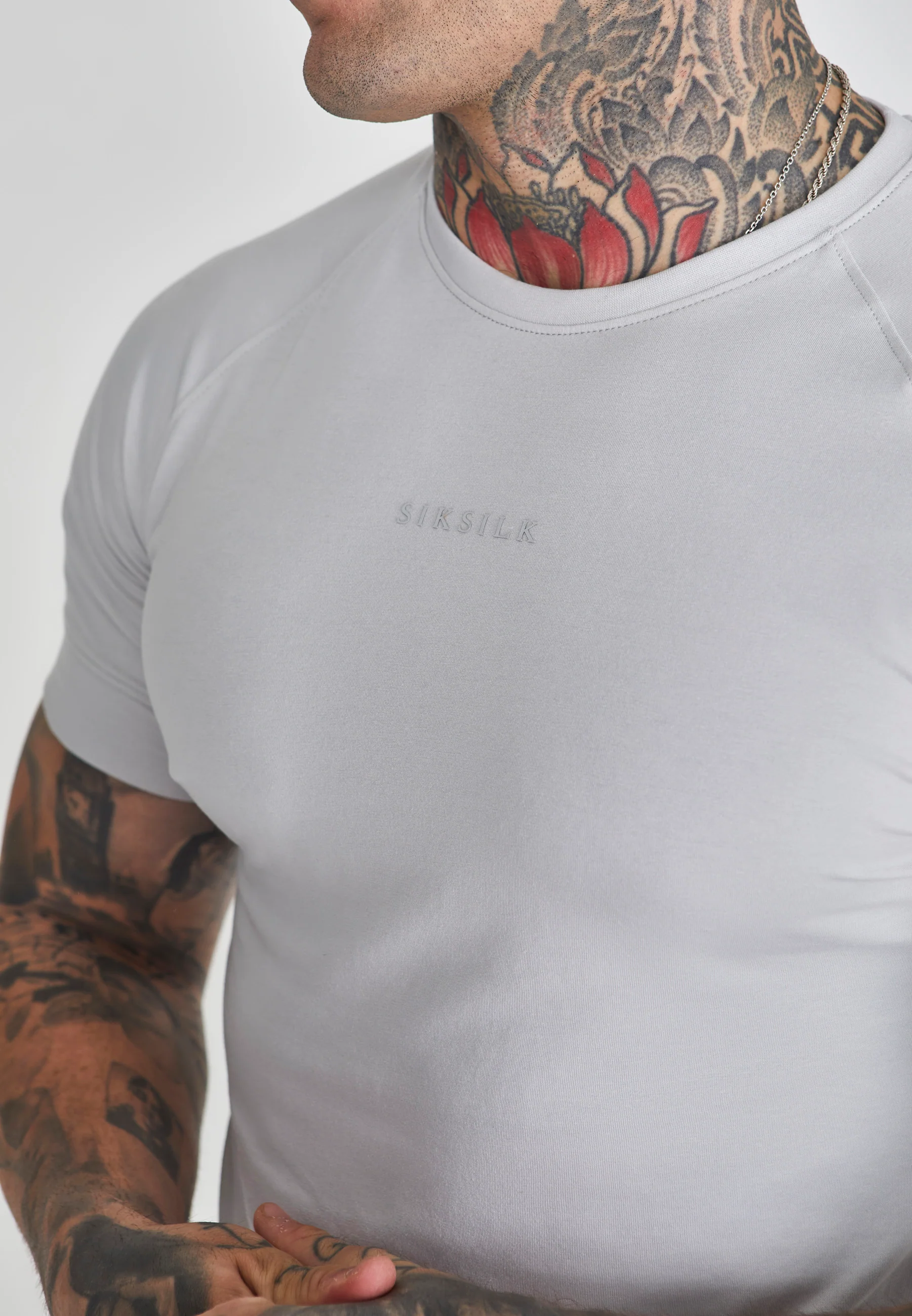 Light Grey Smart T-Shirt - Image 3