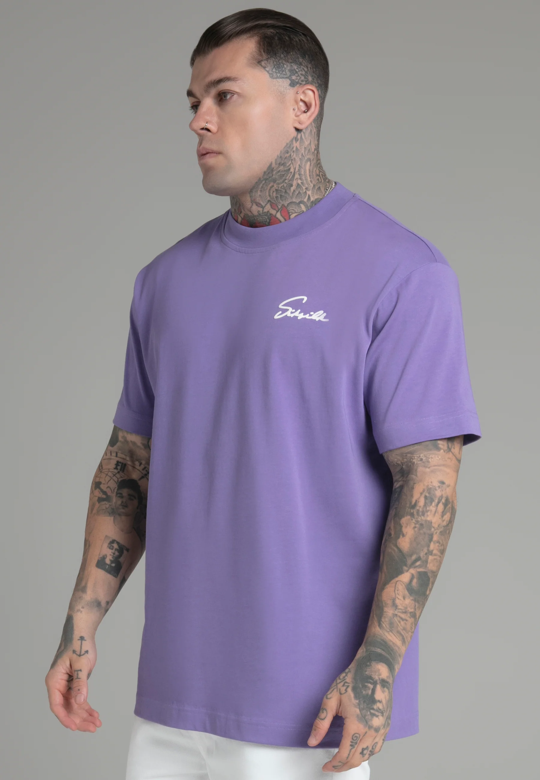 Purple Script T-Shirt