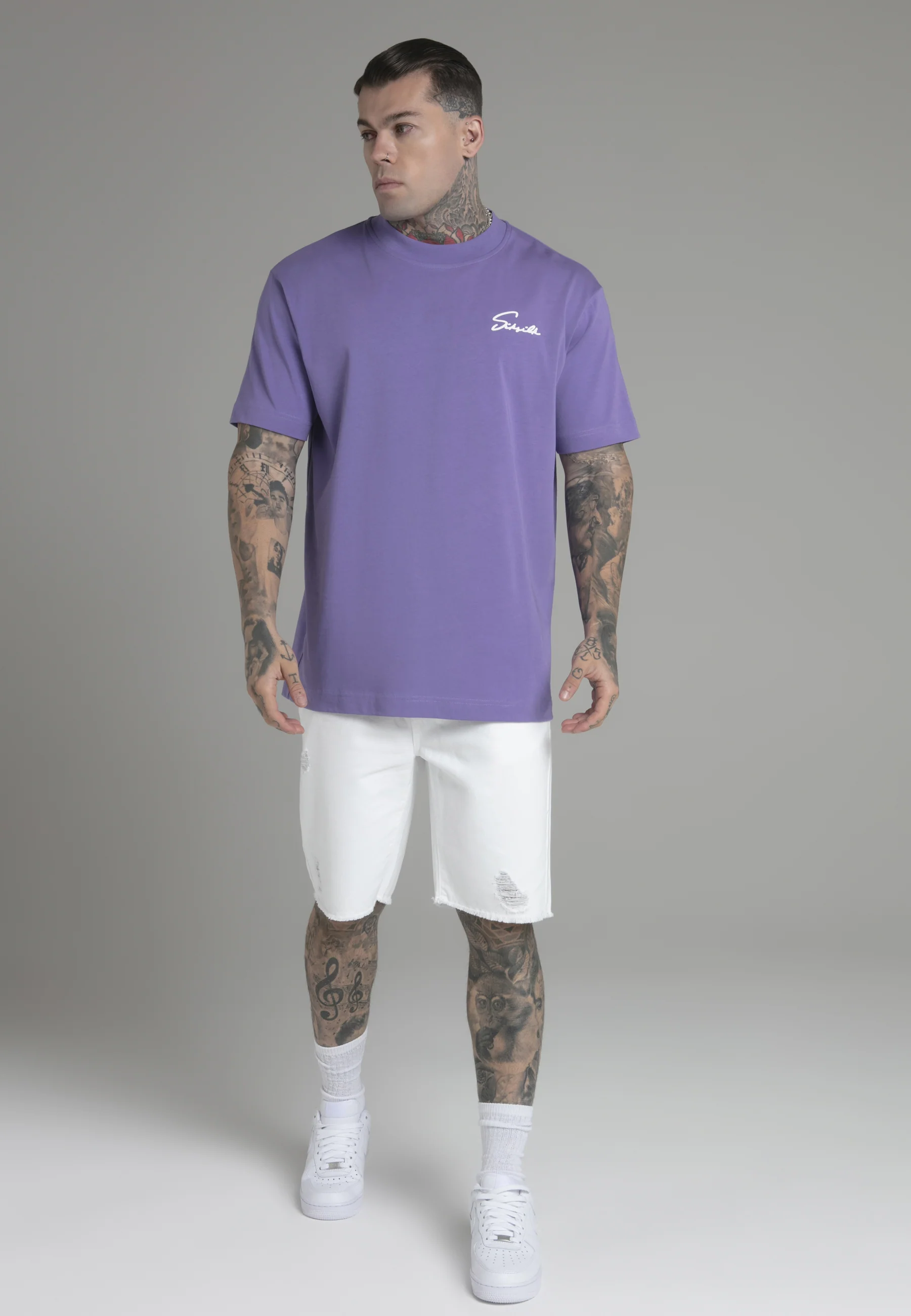 Purple Script T-Shirt - Image 2