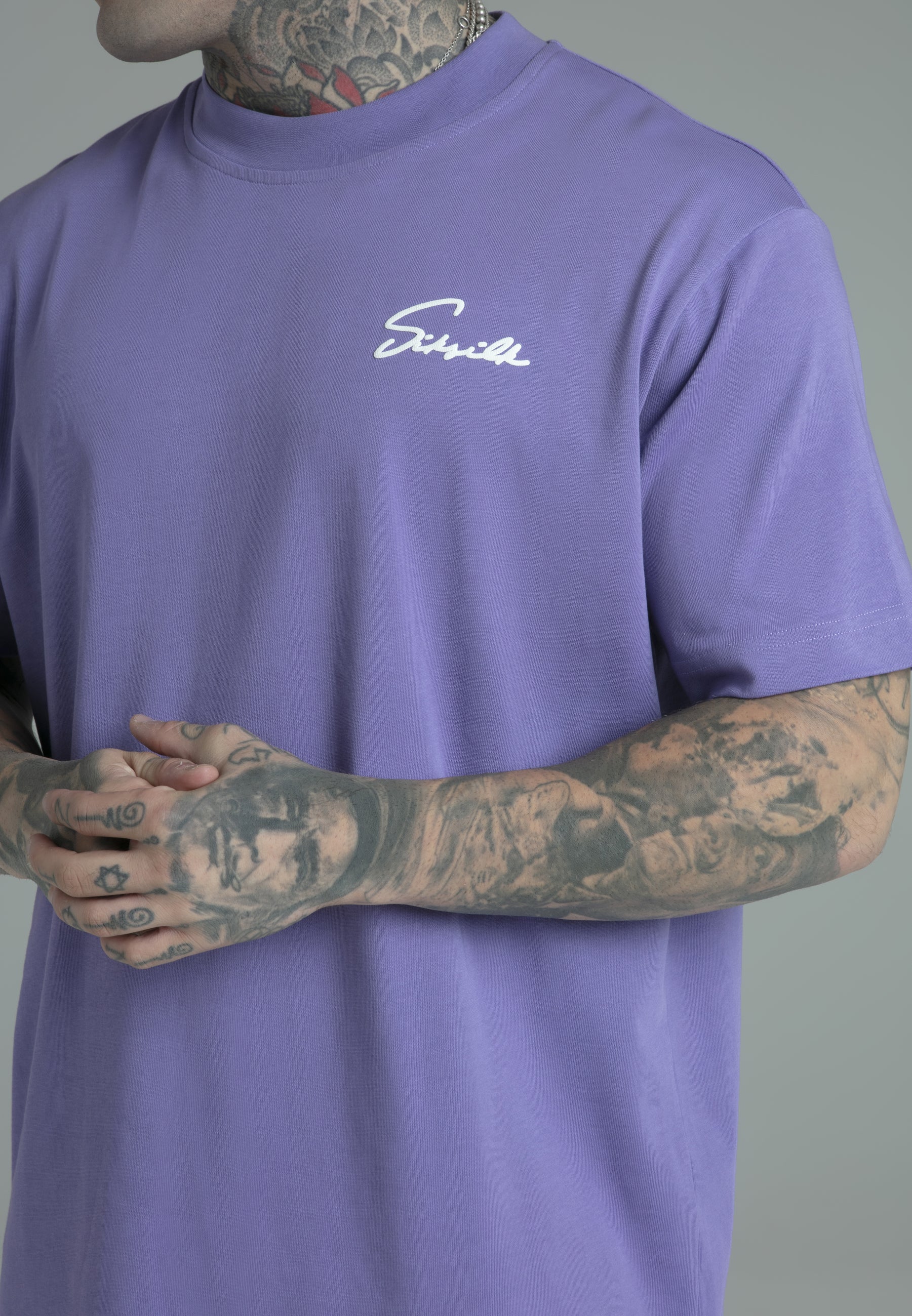 Purple Script T-Shirt - Image 3