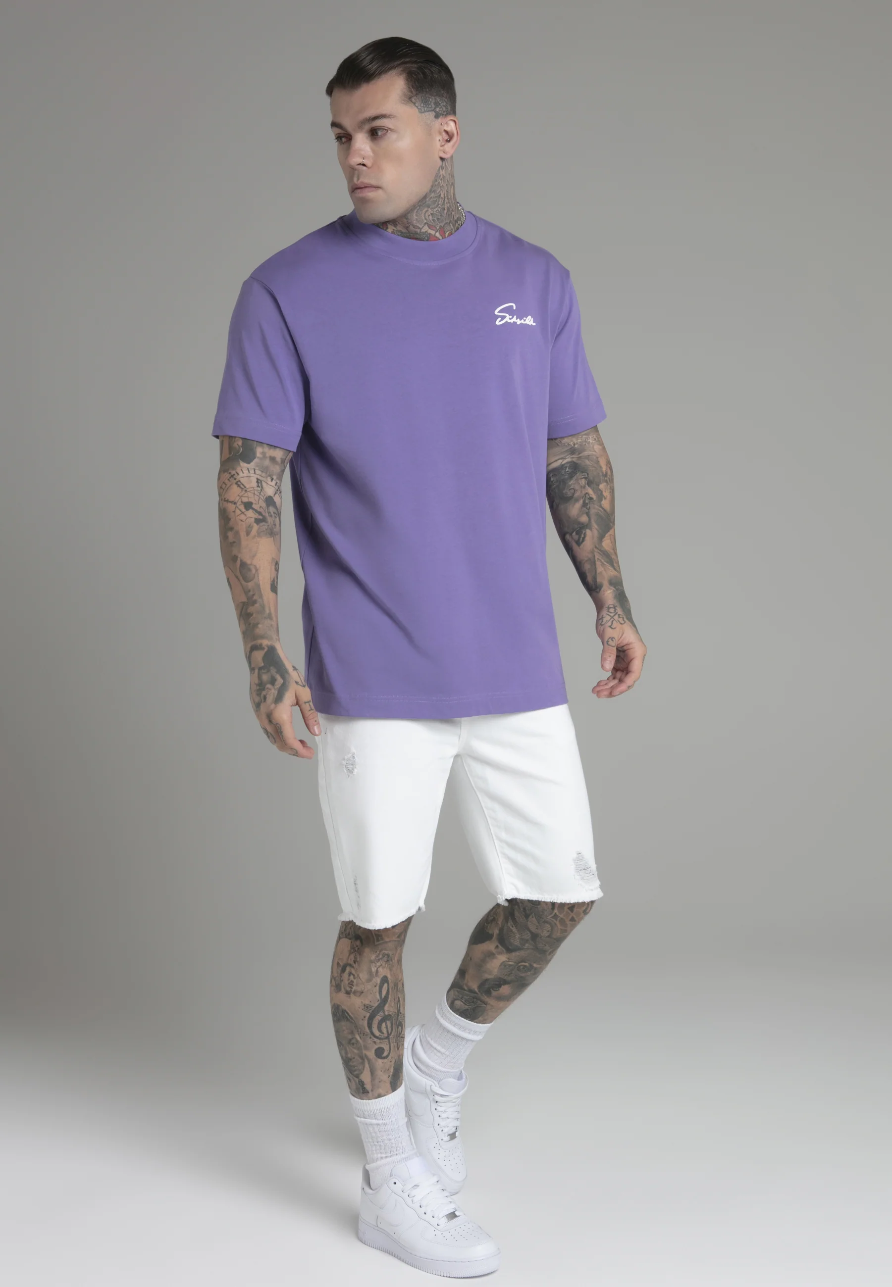 Purple Script T-Shirt - Image 4