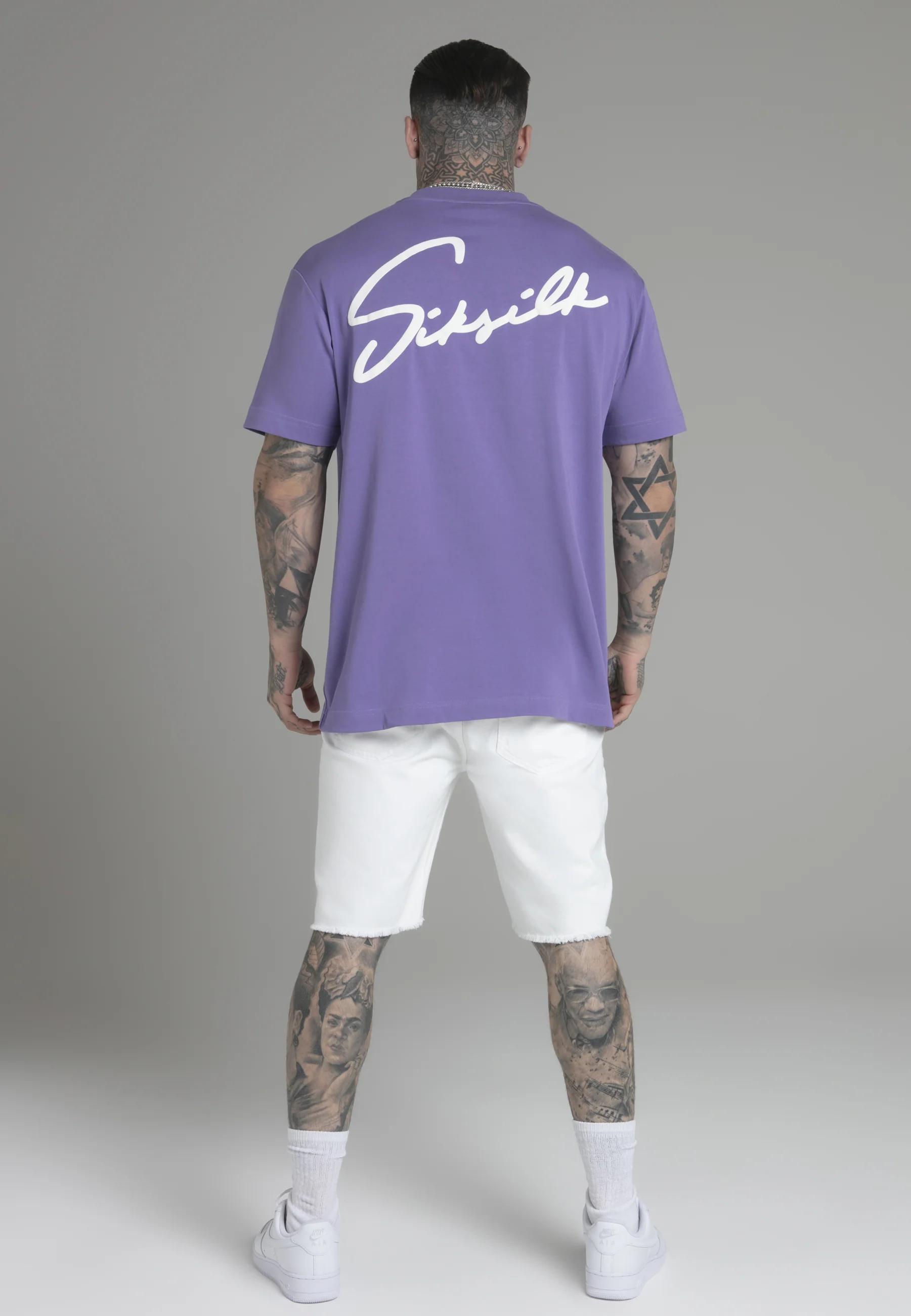 Purple Script T-Shirt - Image 5