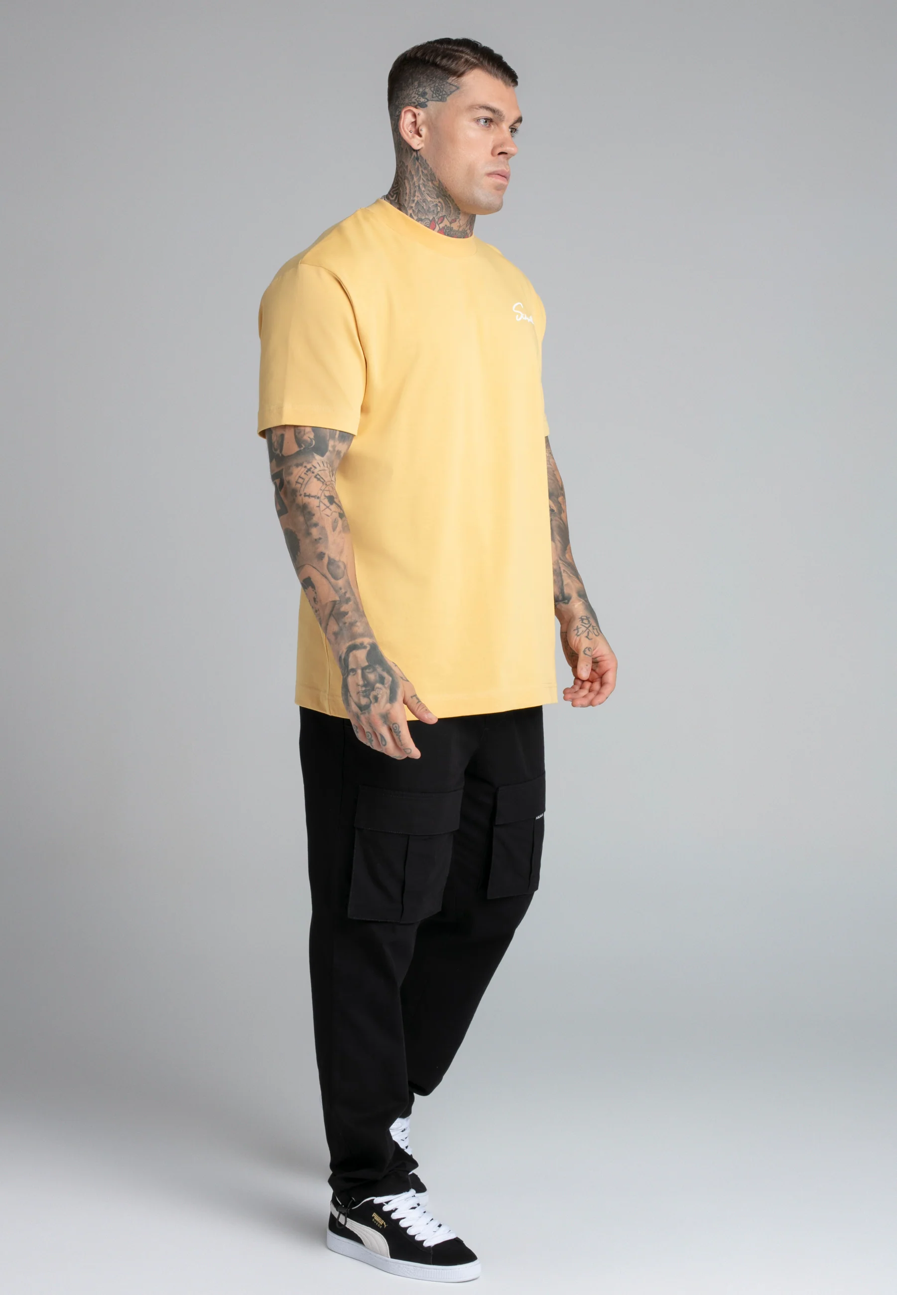 Yellow Script T-Shirt - Image 4