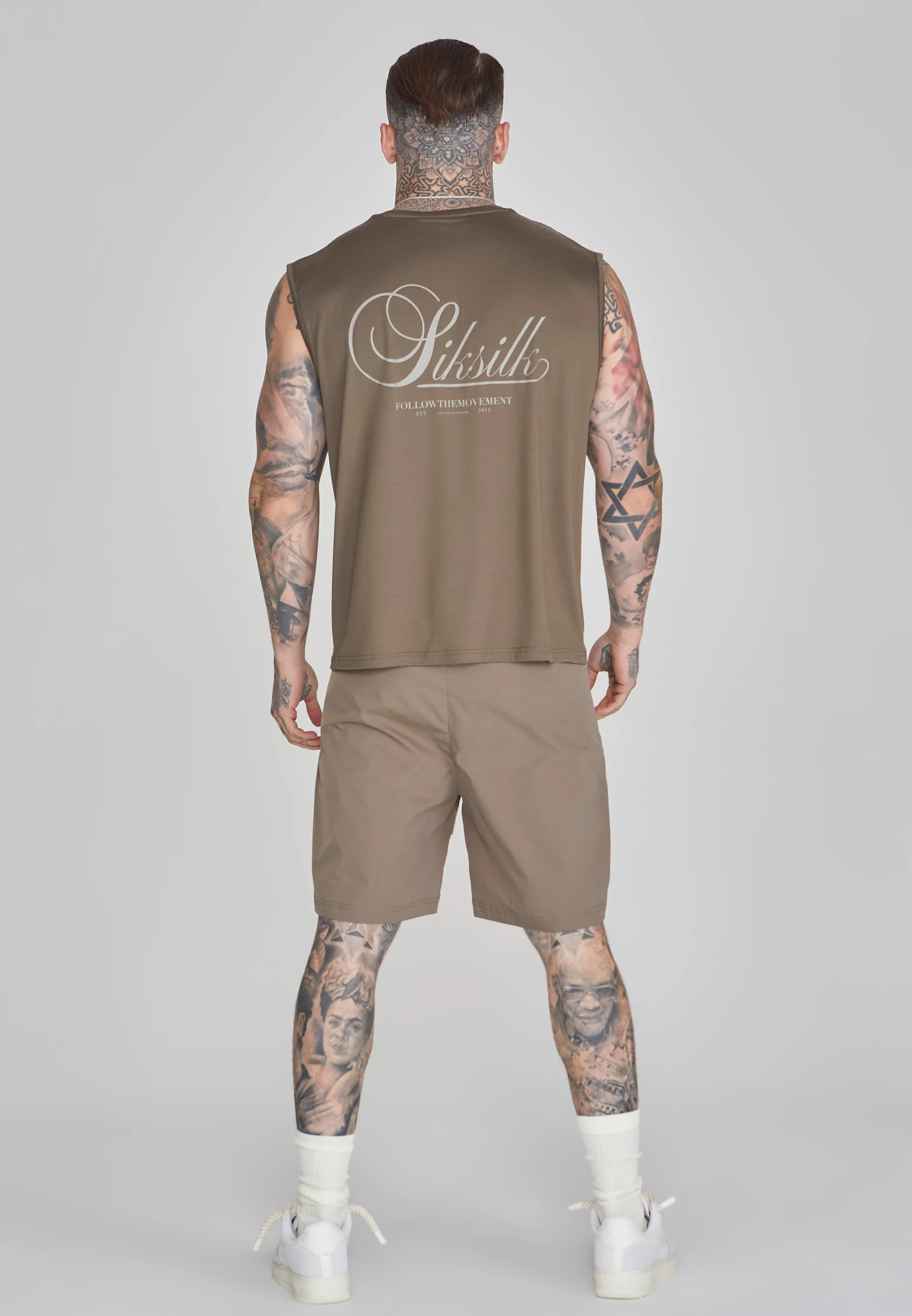 Brown Relaxed Logo Vest - Image 5