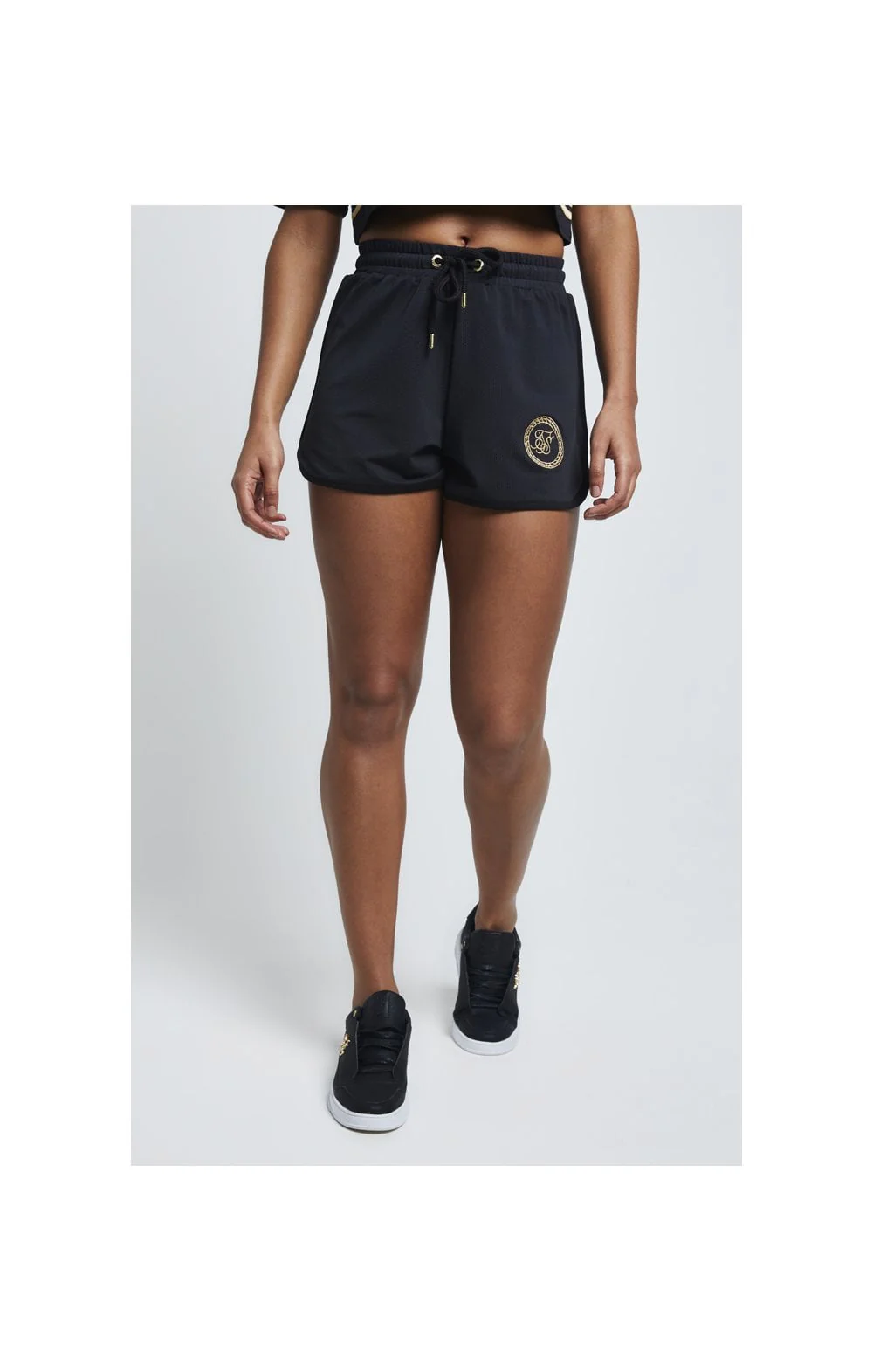SikSilk Mesh Runner Shorts - Black - Image 2