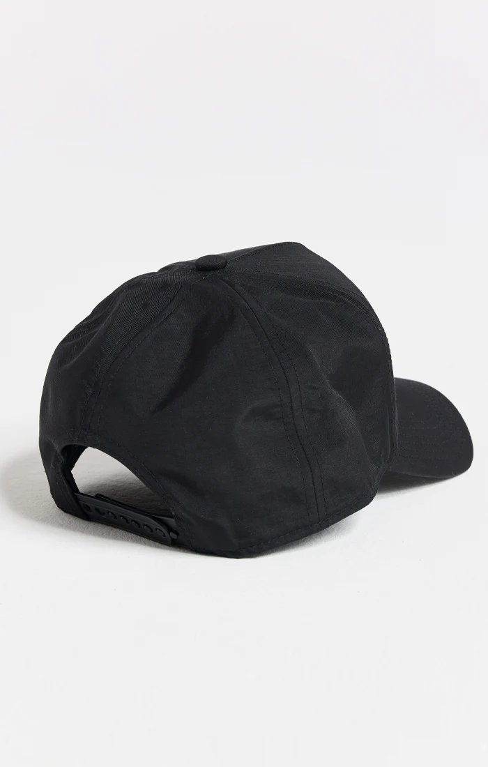Black Metallic Trucker Cap - Image 2