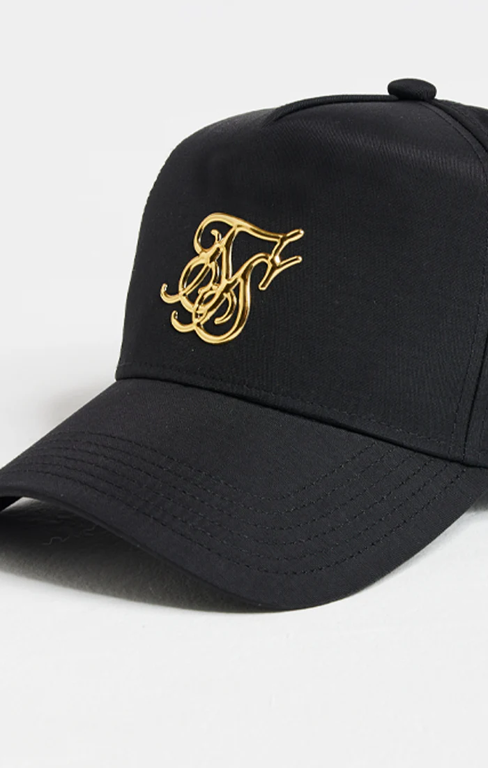 Black Metallic Trucker Cap - Image 4