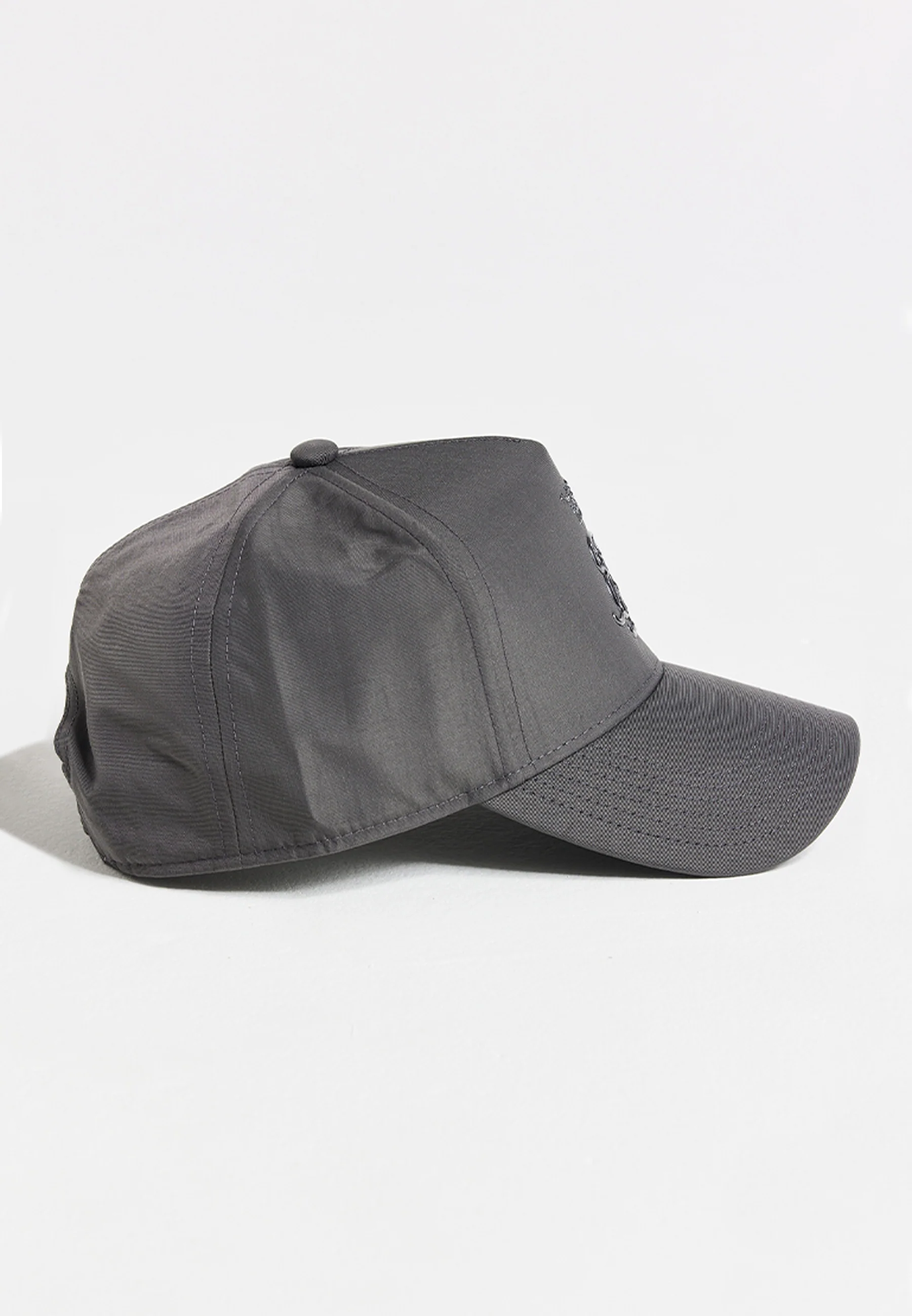 Grey Metallic Logo Trucker Cap - Image 3