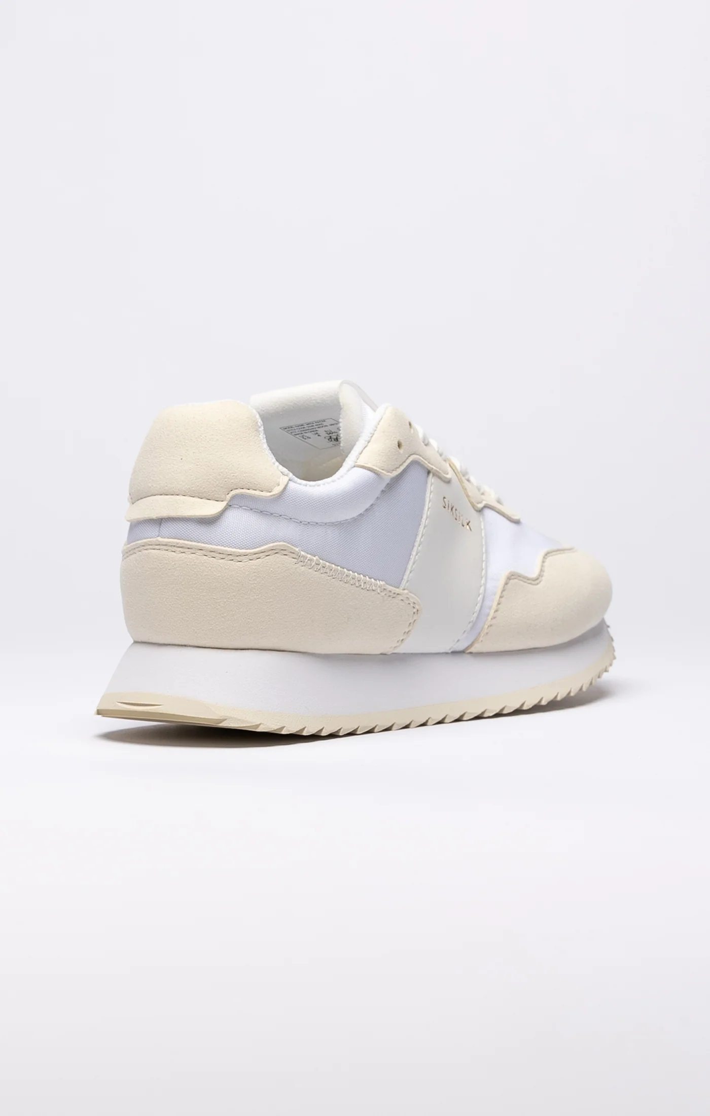 White Retro Running Trainer - Image 2
