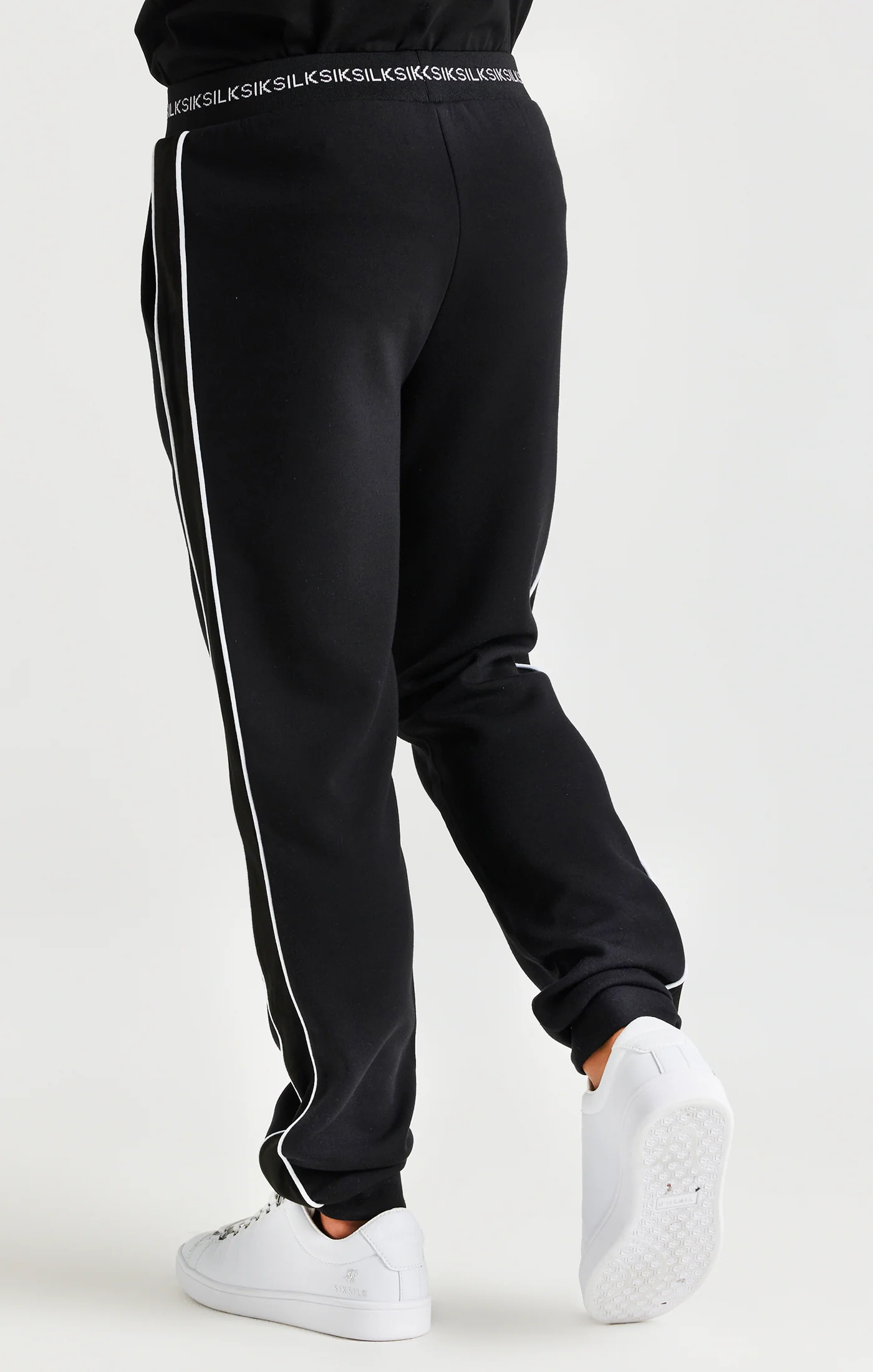 SikSilk Mono Imperial Pleated Pants - Black - Image 4