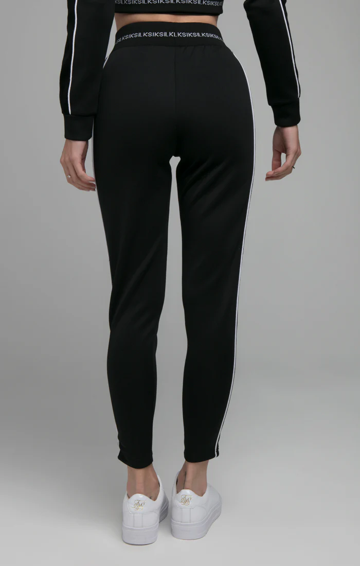 SikSilk Mono Imperial Track Bottoms - Black - Image 3