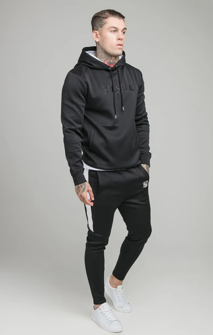 Black Monochrome Overhead Hoodie - Image 5
