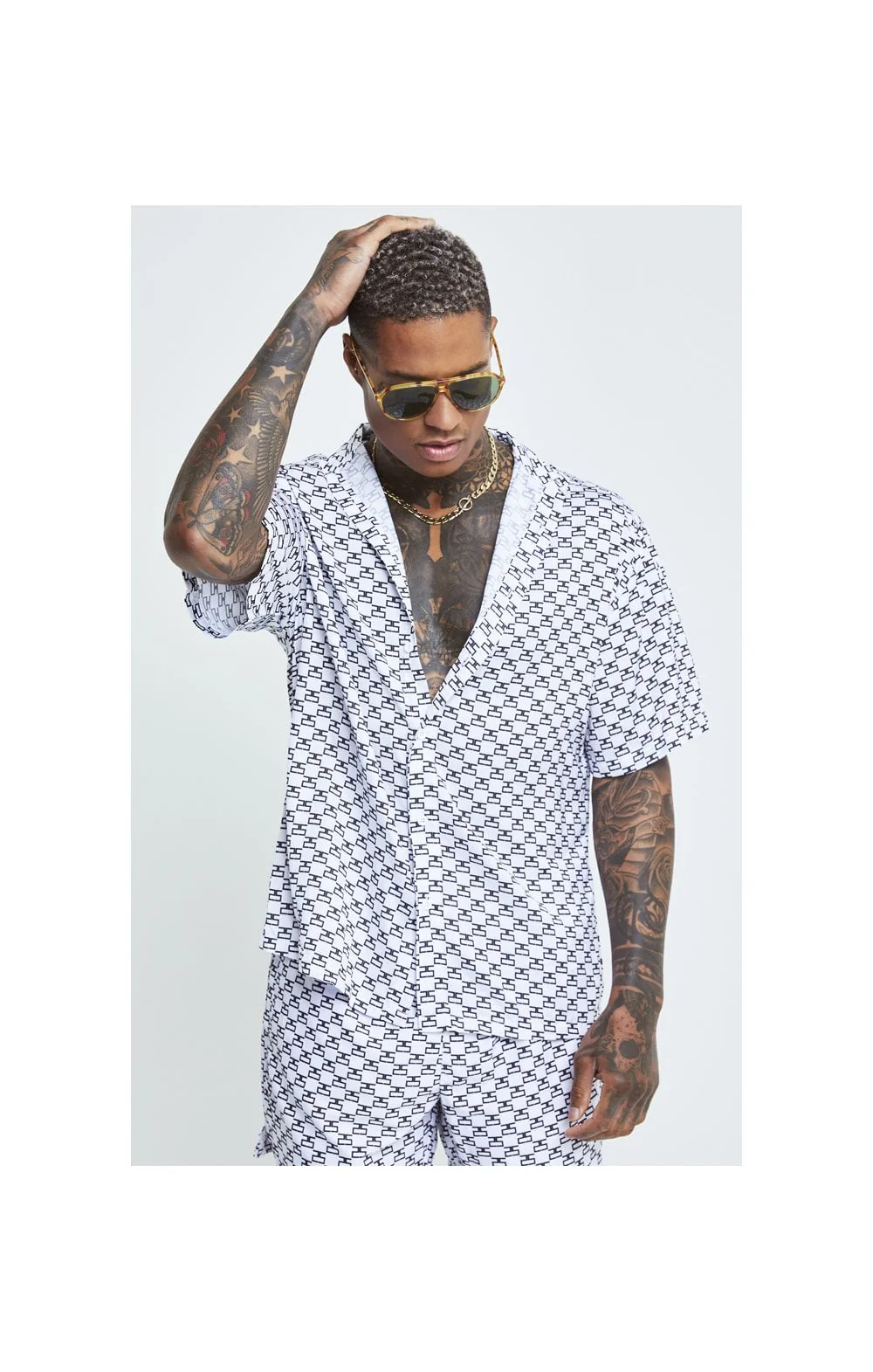White Monogram Resort Shirt - Image 2