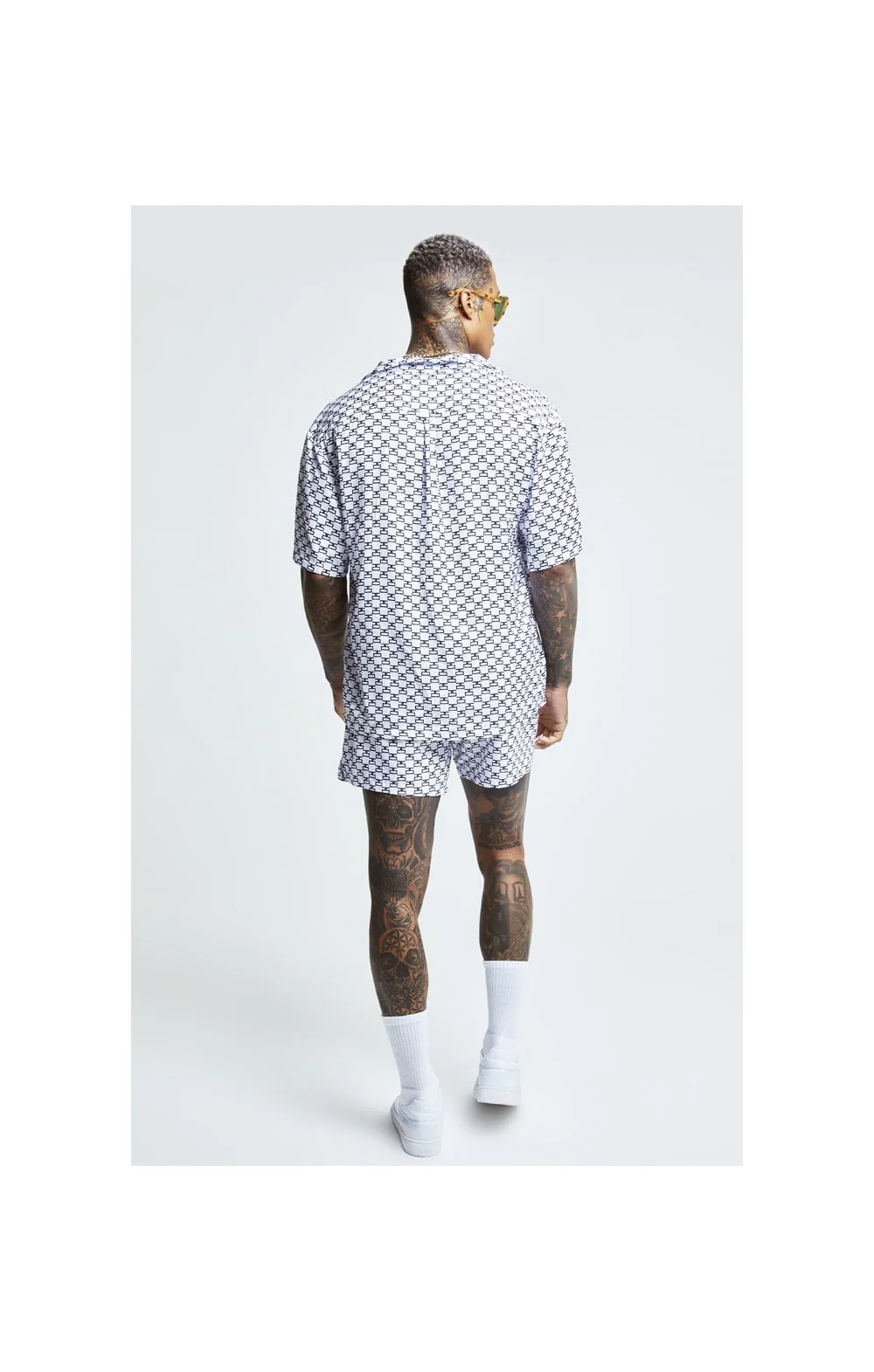 White Monogram Resort Shirt - Image 4
