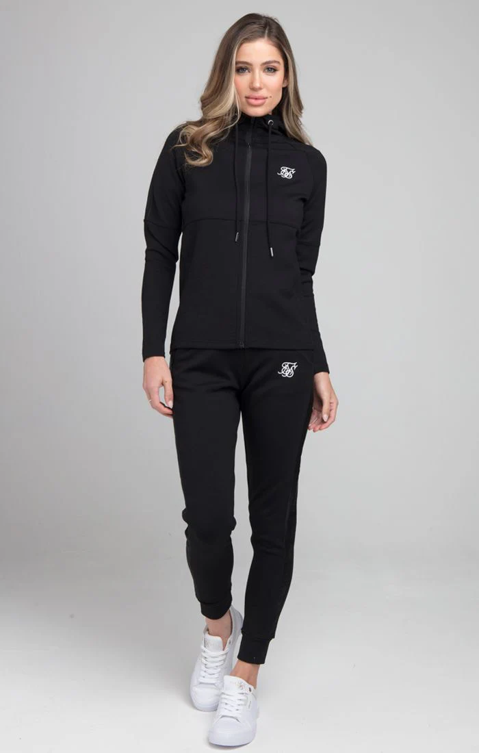 SikSilk Motion Track Jacket - Black - Image 2