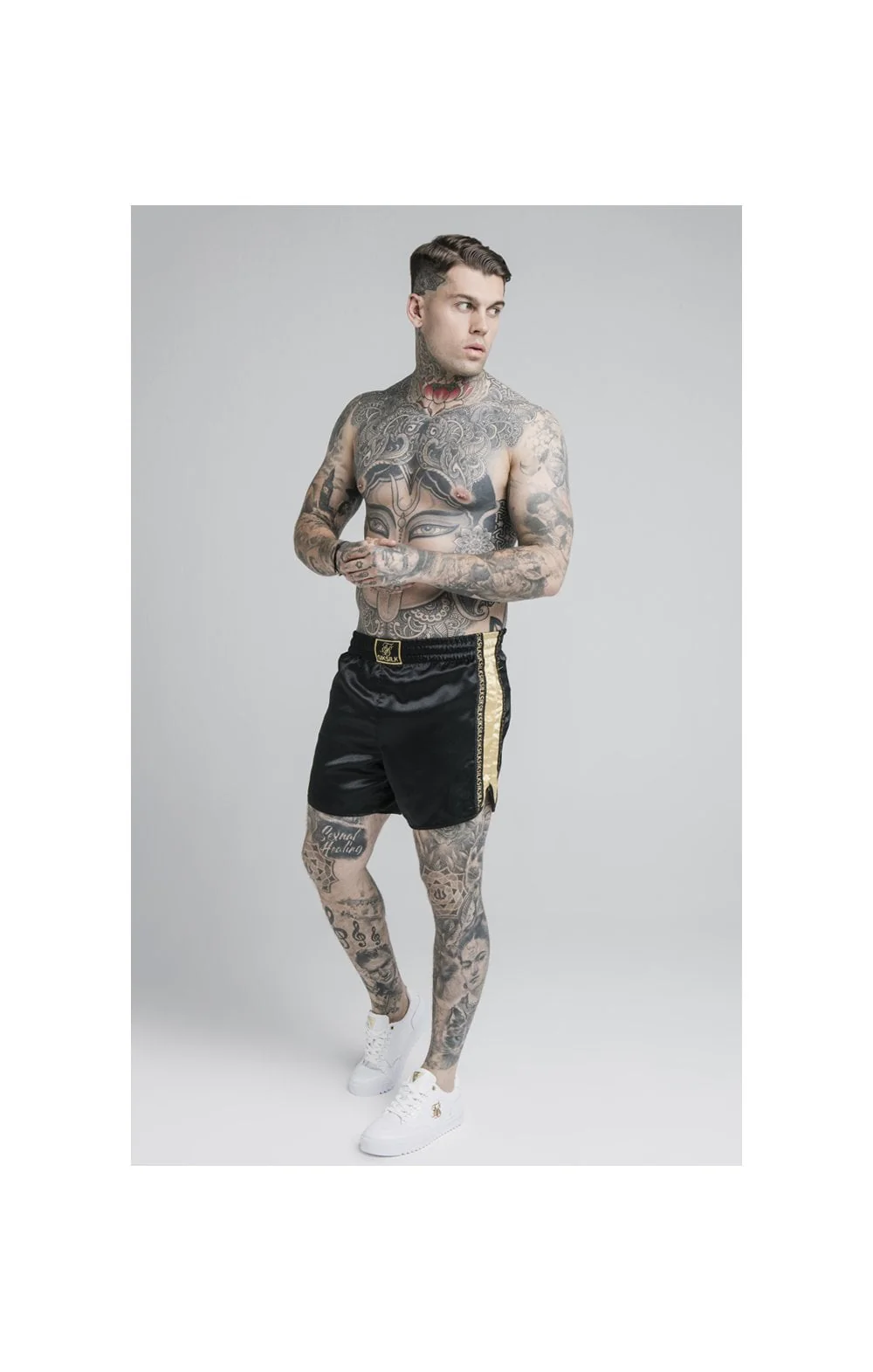Black Satin Short - Image 3