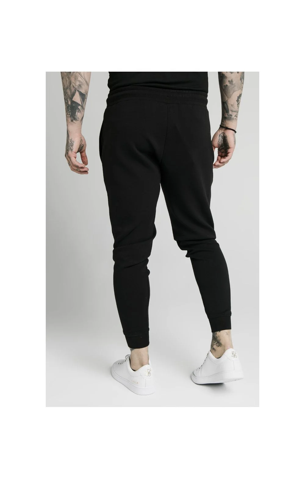 SikSilk Muscle Fit Jogger – Black - Image 5