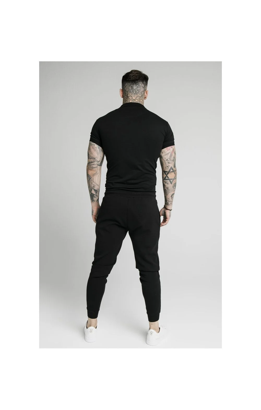SikSilk Muscle Fit Jogger – Black - Image 6