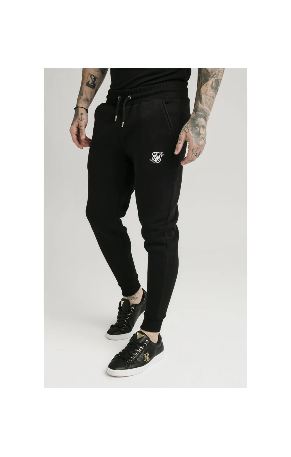 SikSilk Muscle Fit Jogger – Black