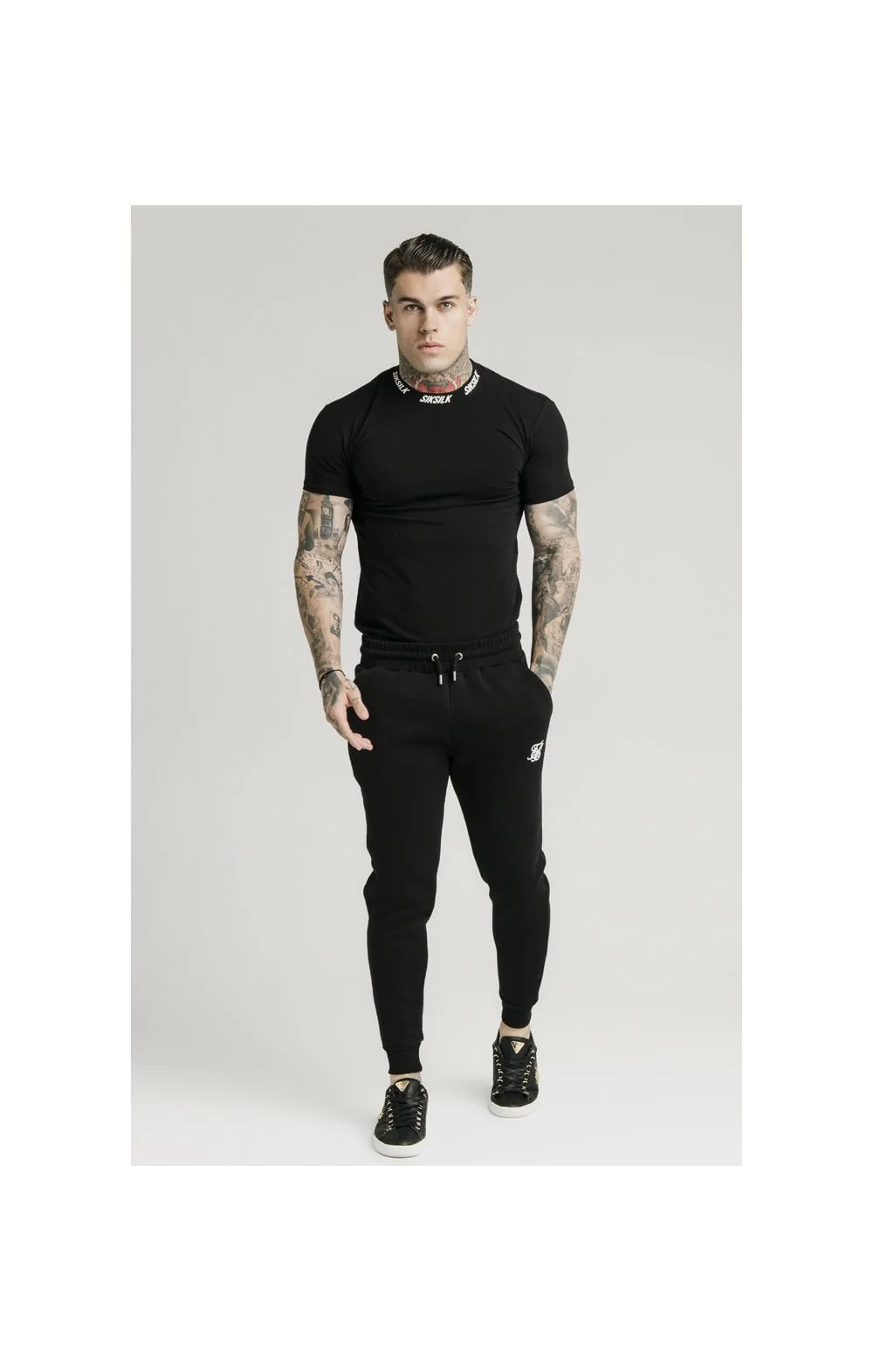 Black Essential Muscle Fit Jogger - Image 2